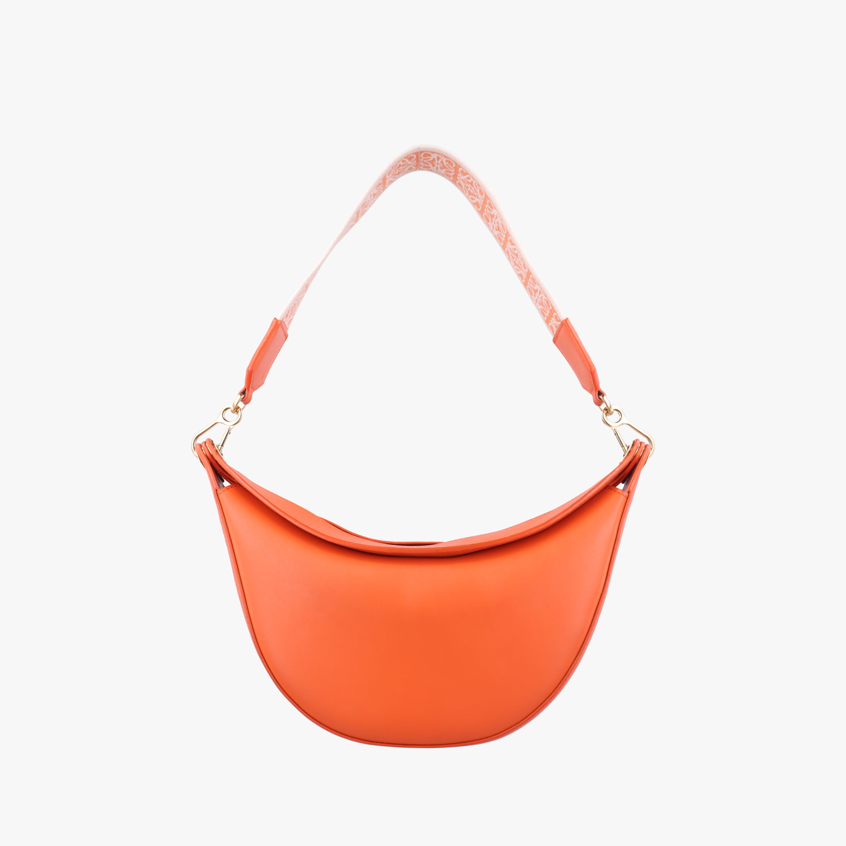 Vintage Loewe Luna Orange leather A923PM1X01 shoulderbag | stylenewstar