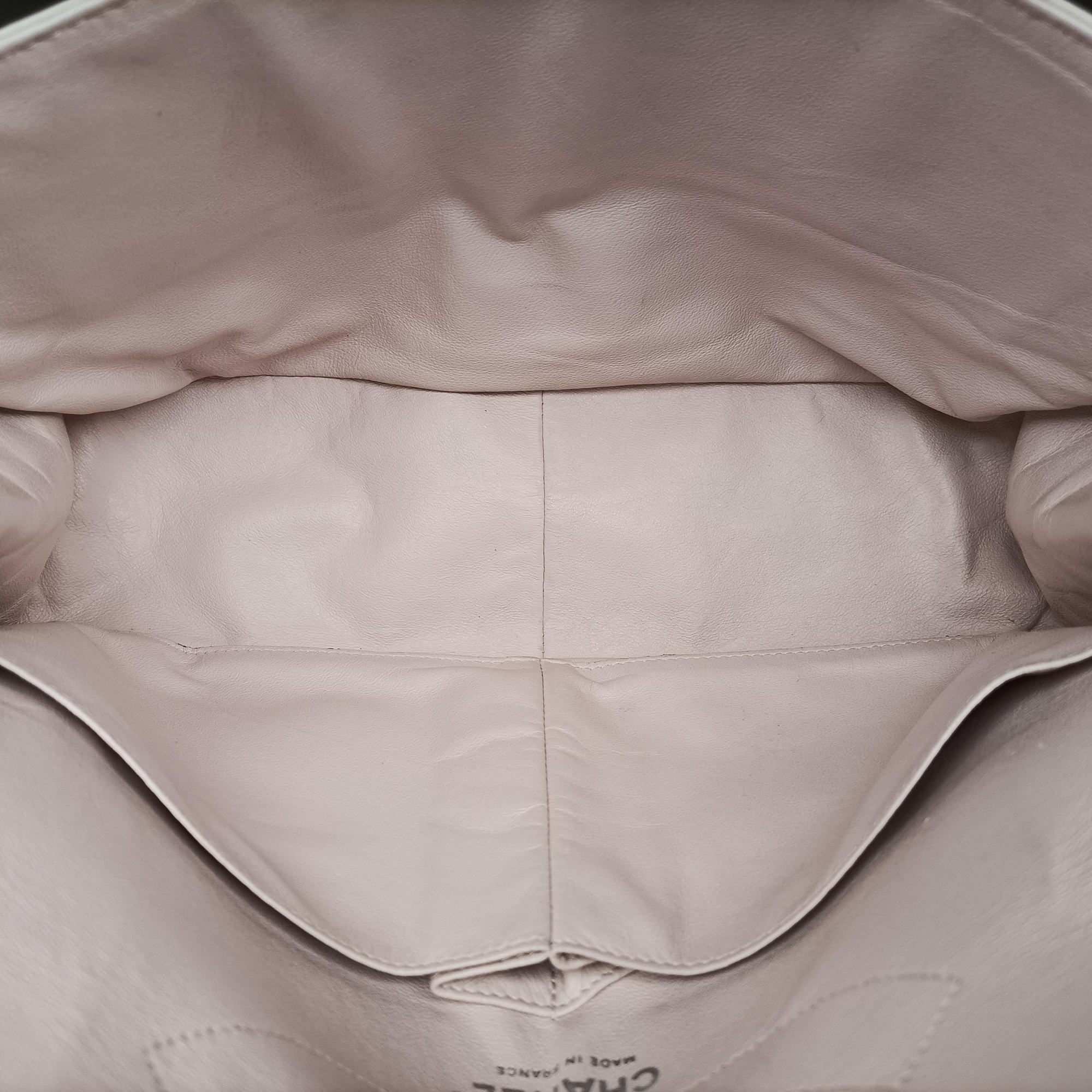 Pre-owned Chanel 2.55 double flap Matelasse Pink×Beige lambskin A37590 shoulderbag | stylenewstar