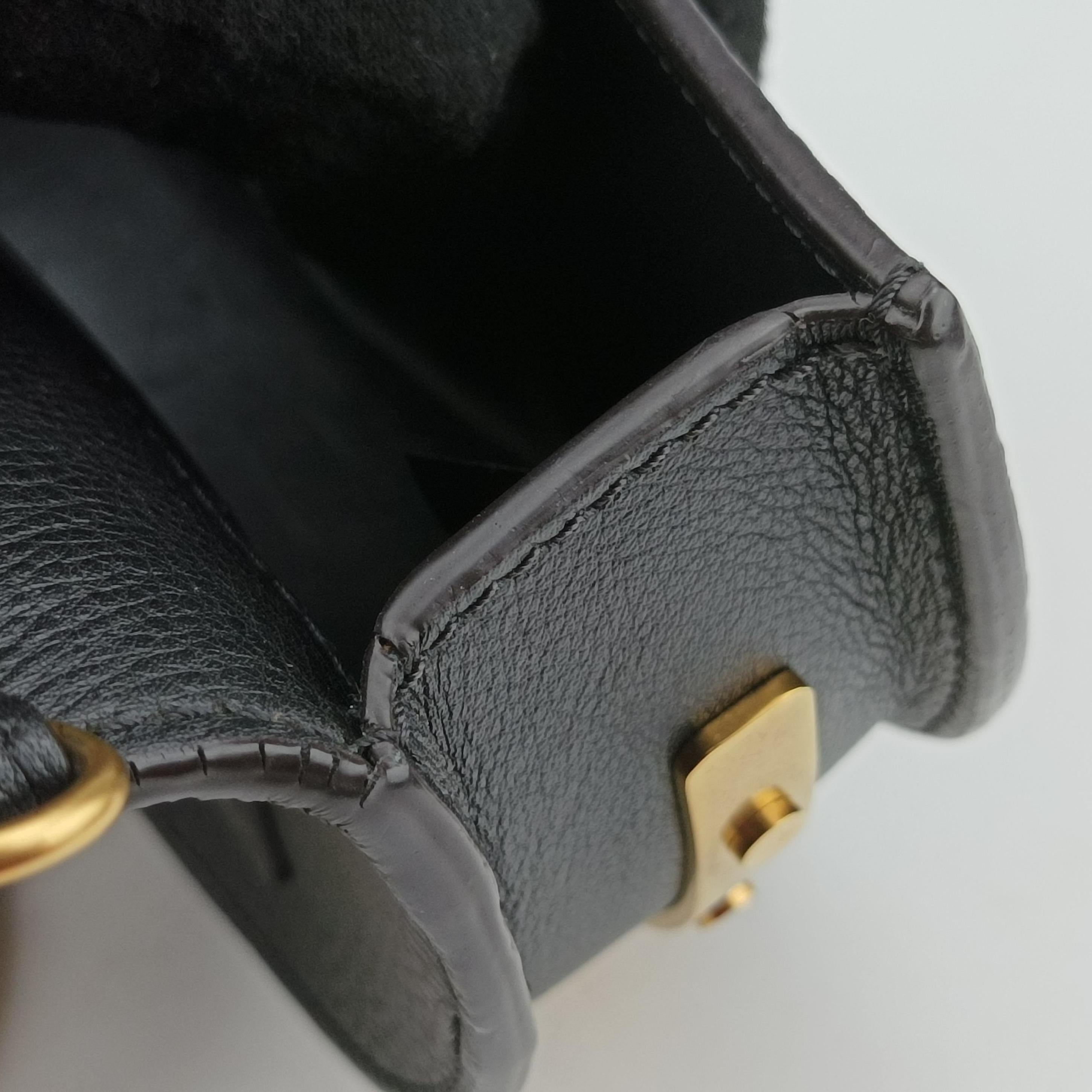 Vintage Chloe Nile Minaudiere Black Leather  shoulderbag | stylenewstar