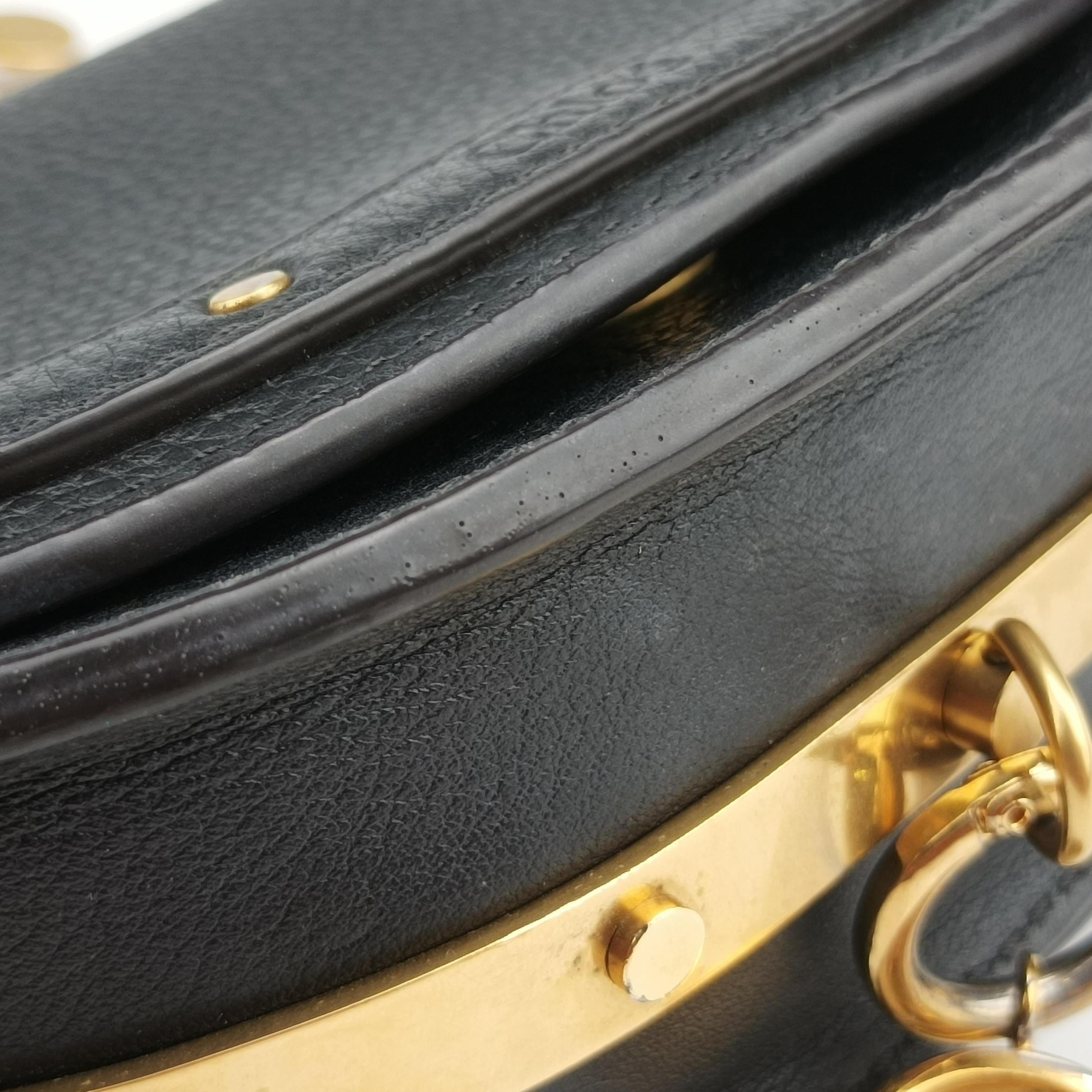 Vintage Chloe Nile Minaudiere Black Leather  shoulderbag | stylenewstar