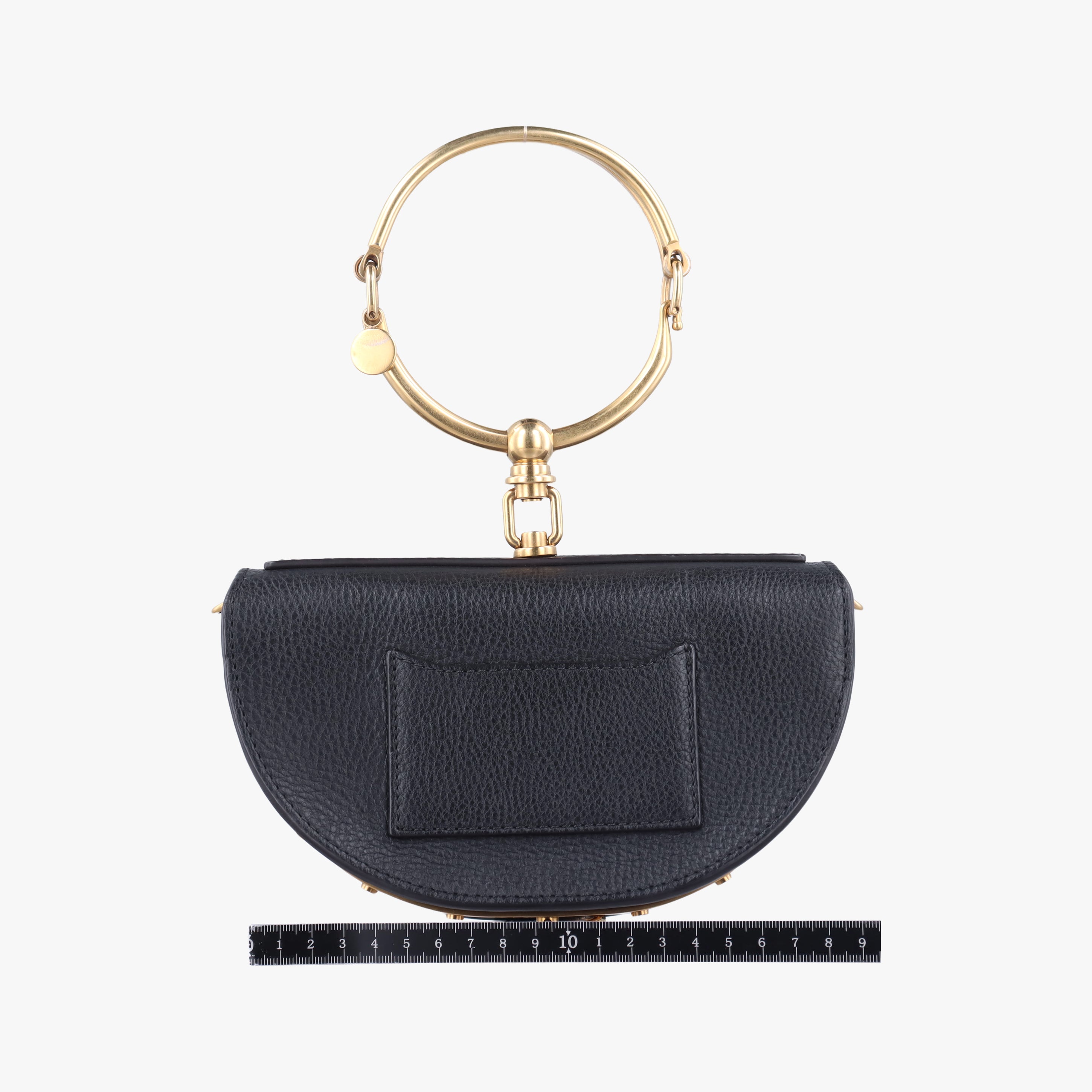 Vintage Chloe Nile Minaudiere Black Leather  shoulderbag | stylenewstar
