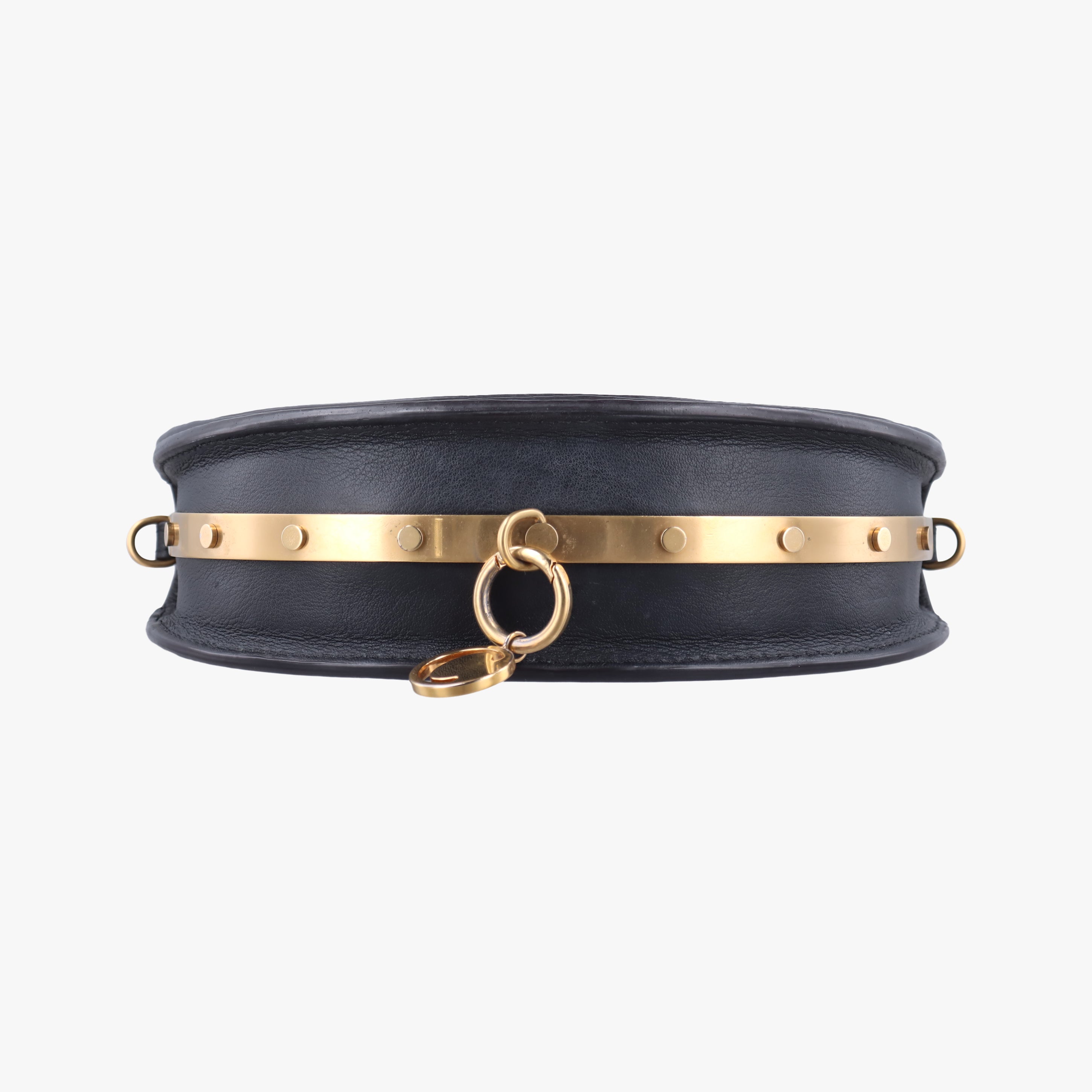 Vintage Chloe Nile Minaudiere Black Leather  shoulderbag | stylenewstar