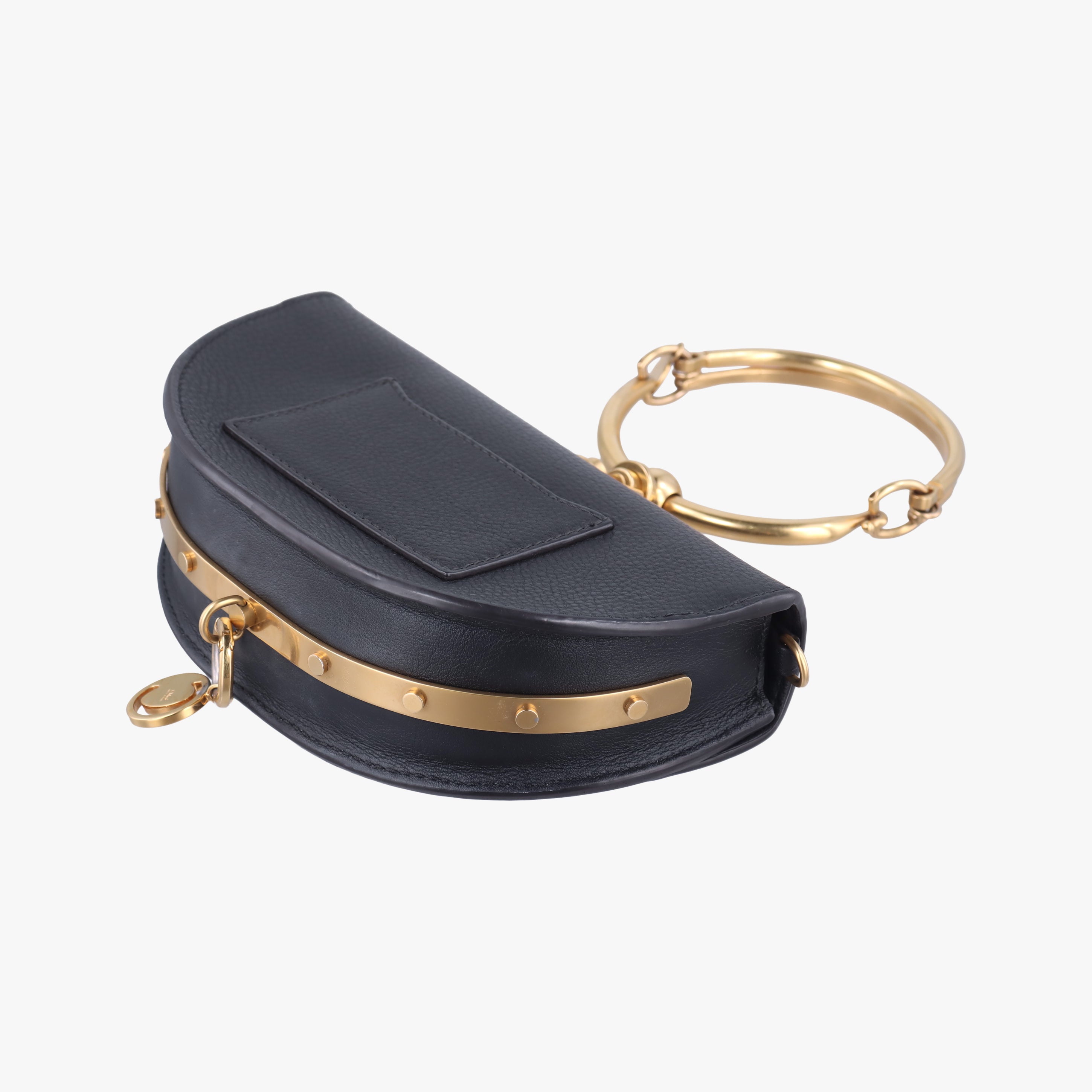 Vintage Chloe Nile Minaudiere Black Leather  shoulderbag | stylenewstar