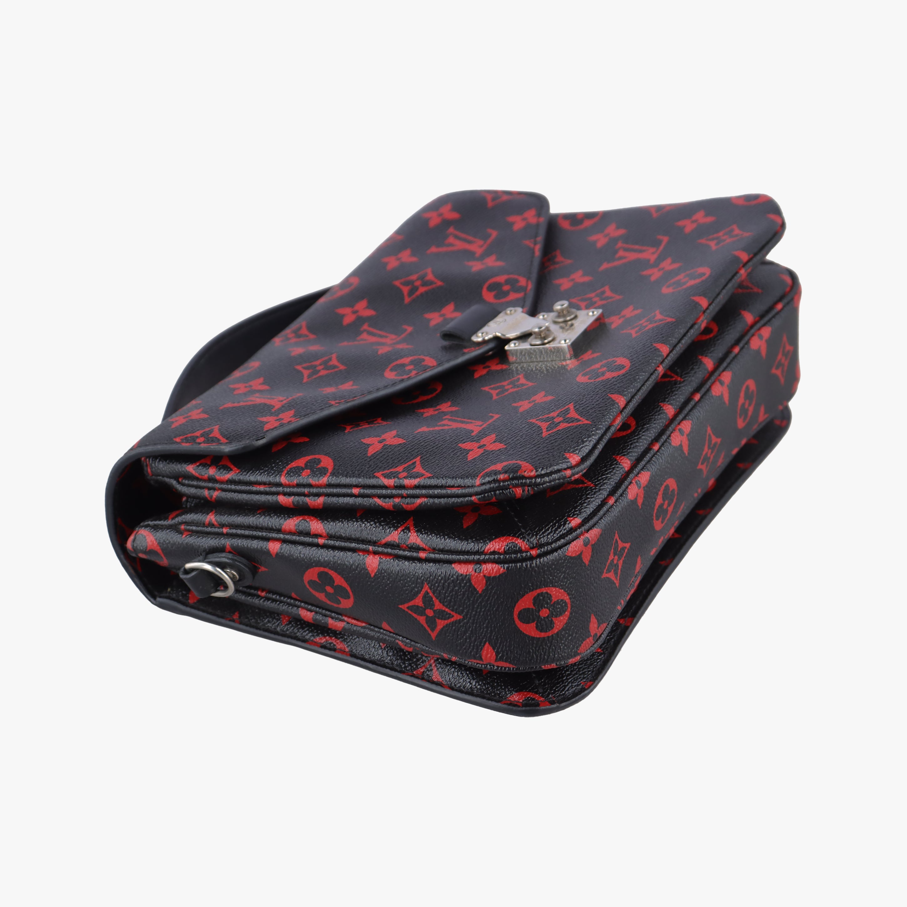 Secondhand Louis Vuitton Pochette Metis MM Noir×ROUGE Monogram Infrarouge M41462 shoulderbag | stylenewstar