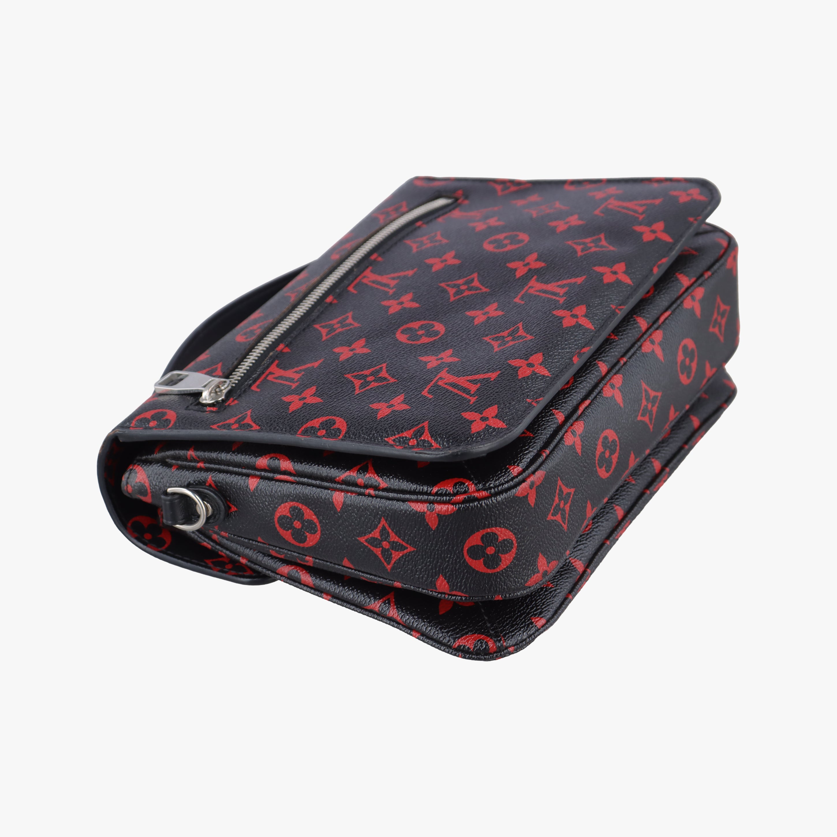 Secondhand Louis Vuitton Pochette Metis MM Noir×ROUGE Monogram Infrarouge M41462 shoulderbag | stylenewstar