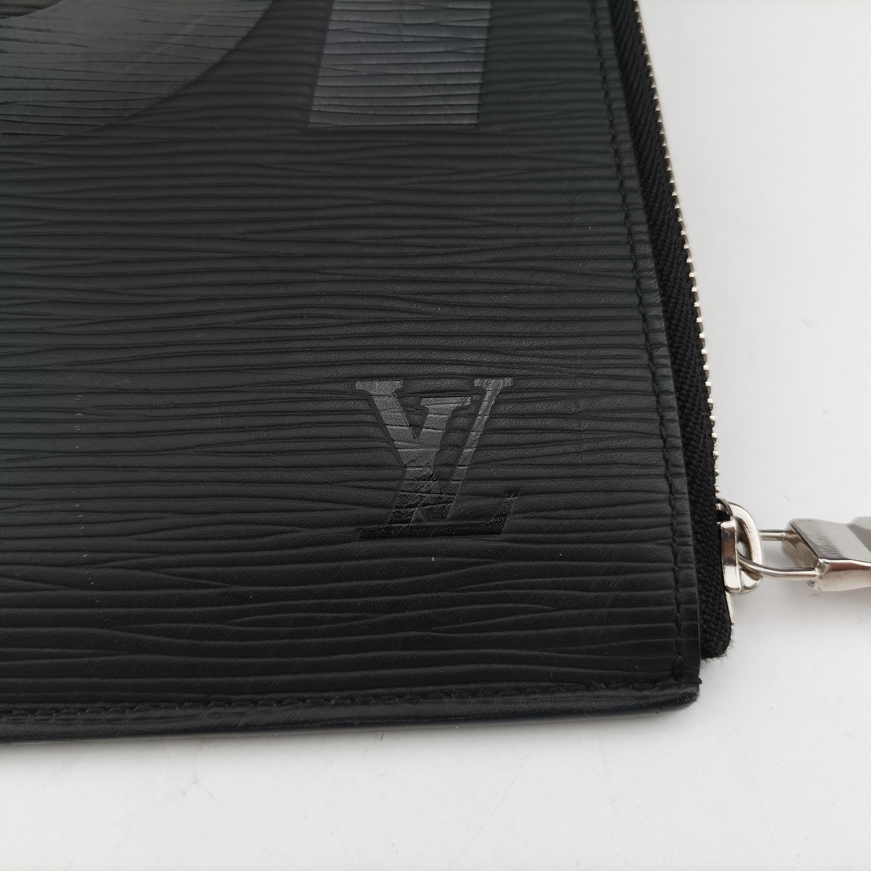 Pre-owned Louis Vuitton Pochette Jour GM Noir epi M67754 clutchbag | stylenewstar