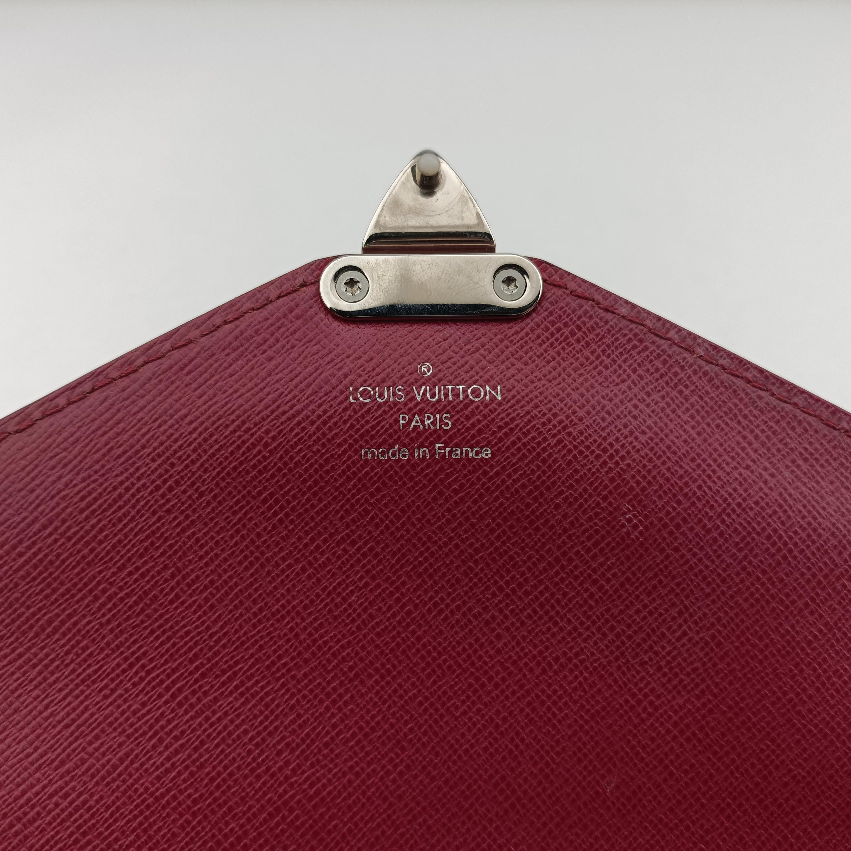 Vintage Louis Vuitton MONCEAU BB Castilian Red Epi M52127 shoulderbag | stylenewstar