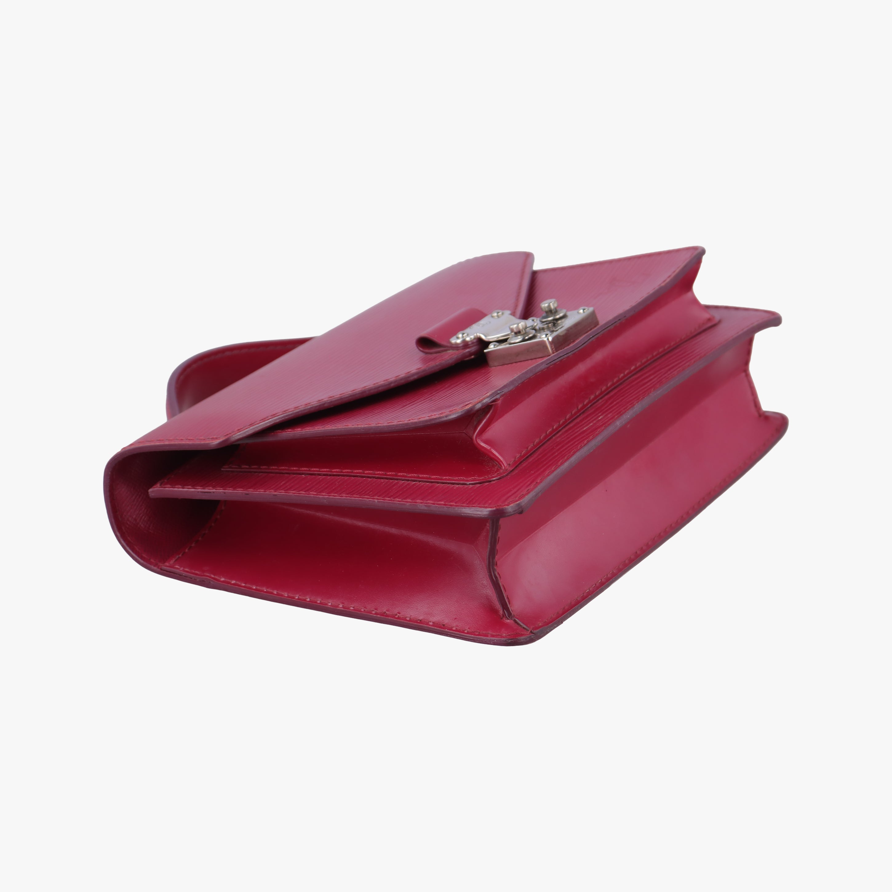 Vintage Louis Vuitton MONCEAU BB Castilian Red Epi M52127 shoulderbag | stylenewstar