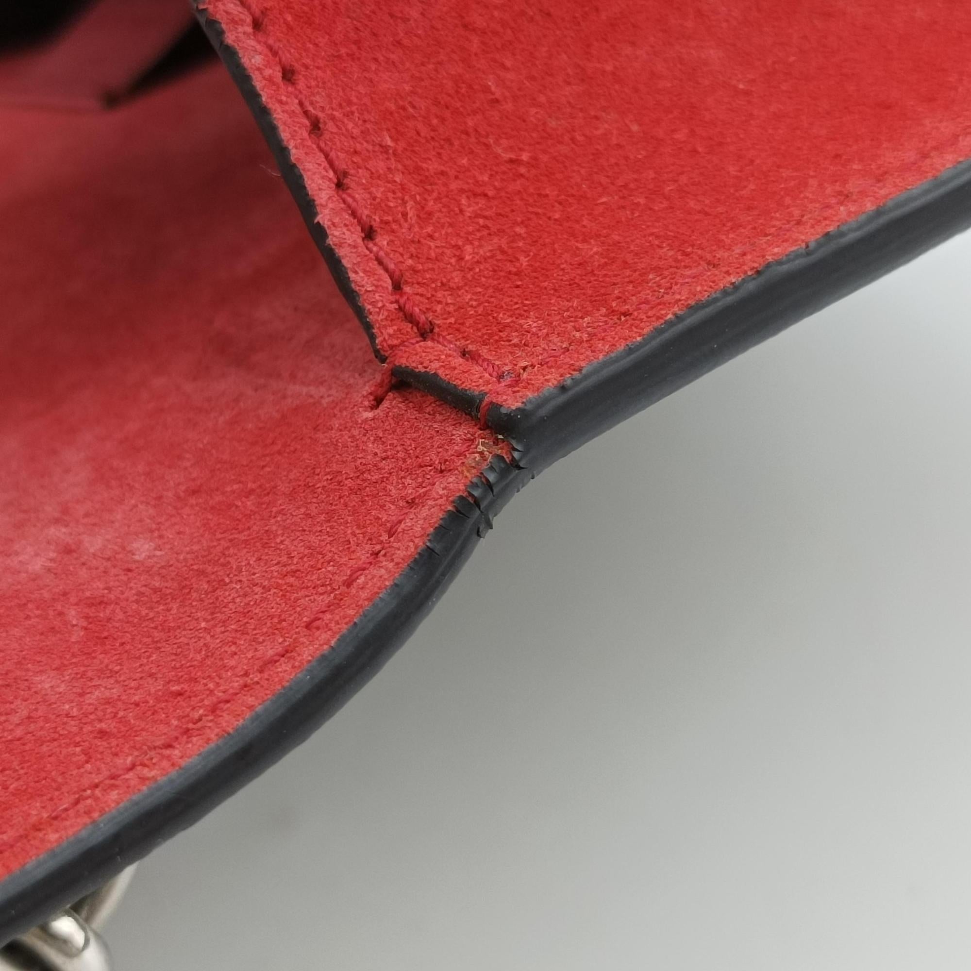 Pre-owned Gucci Dionysus beige×red PVC coated canvas×suede 400249 shoulderbag | stylenewstar