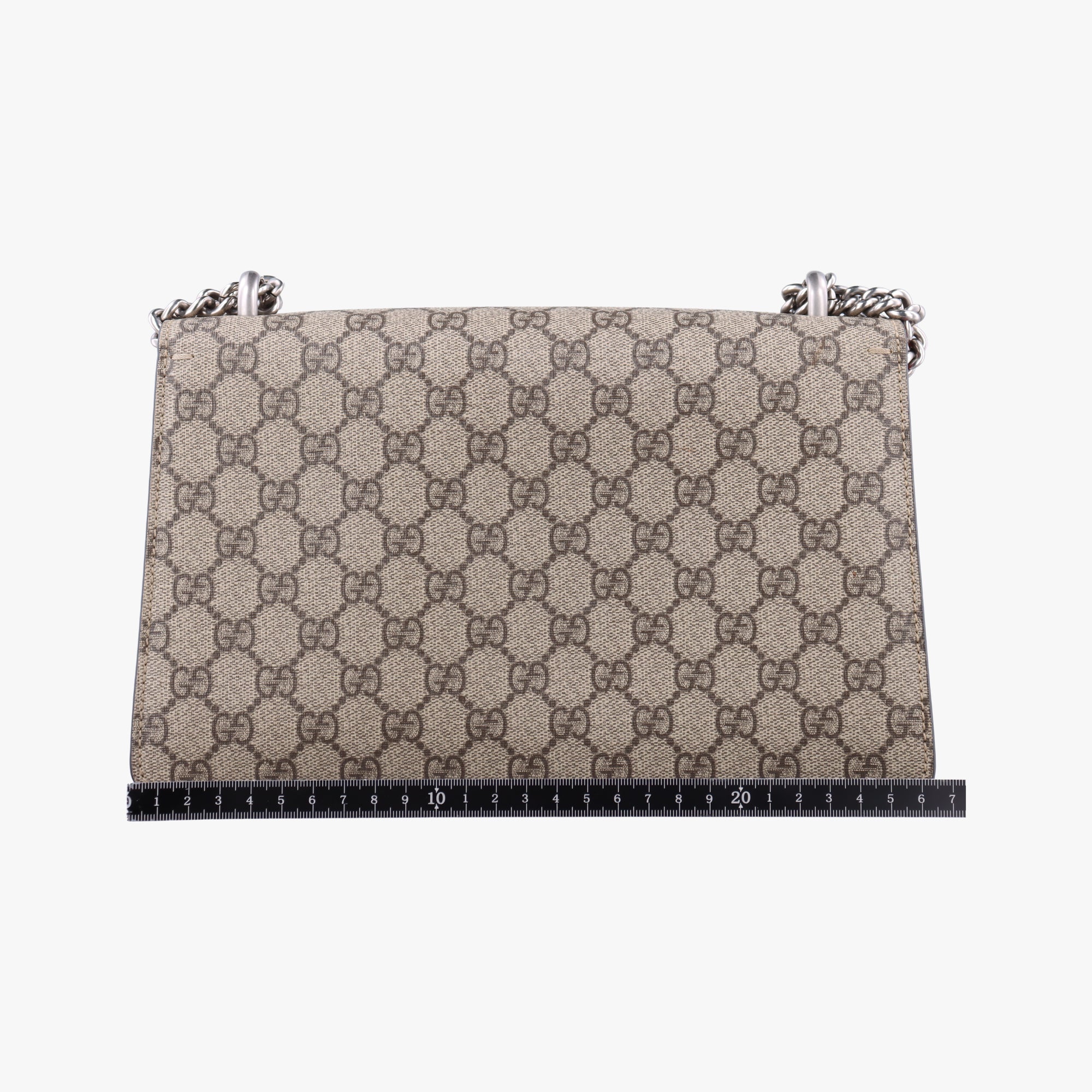 Pre-owned Gucci Dionysus beige×red PVC coated canvas×suede 400249 shoulderbag | stylenewstar