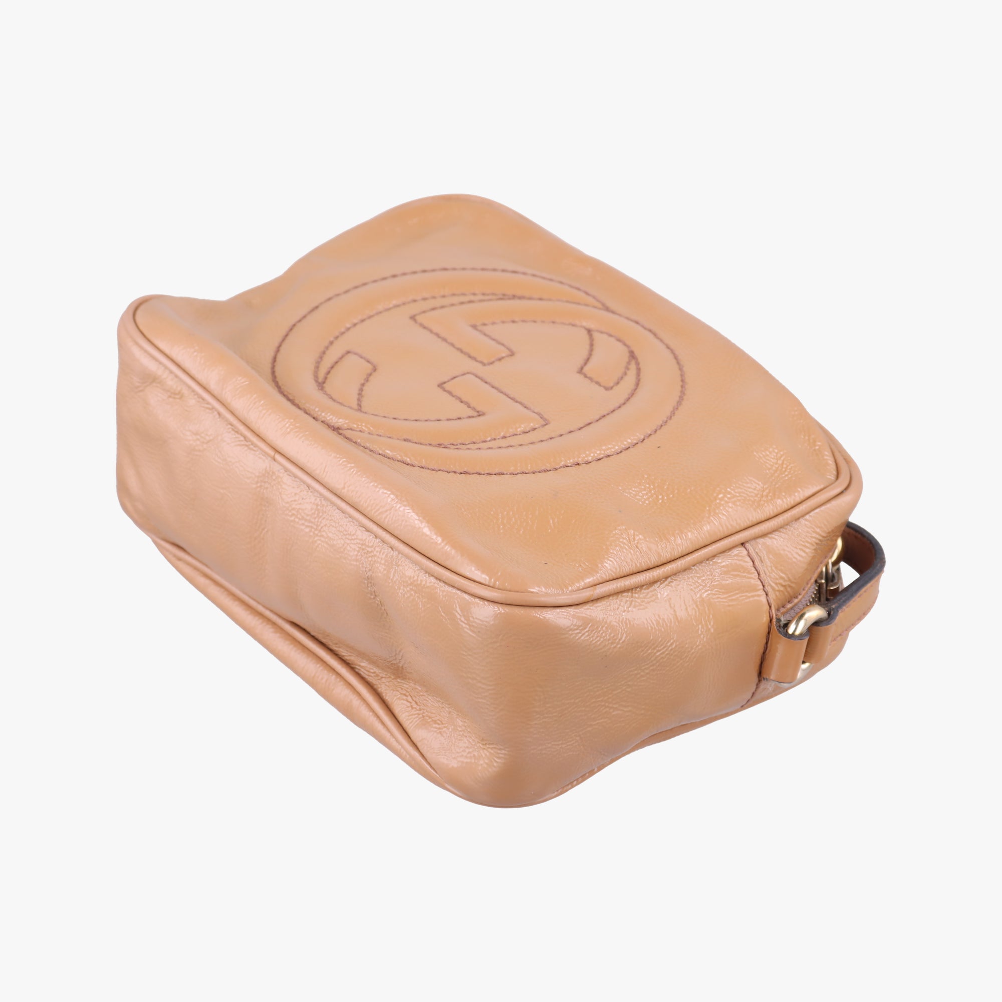 Vintage Gucci Soho beige Patent 308364 shoulderbag | stylenewstar