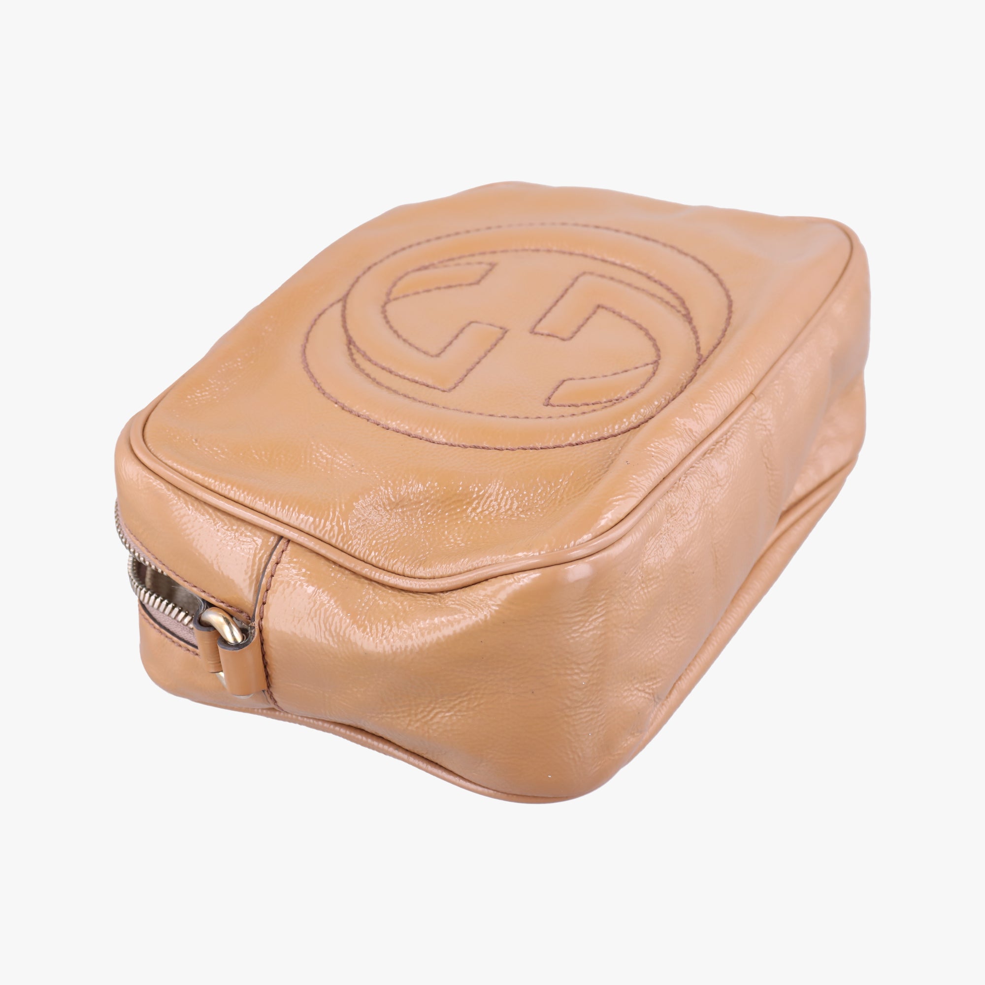 Vintage Gucci Soho beige Patent 308364 shoulderbag | stylenewstar