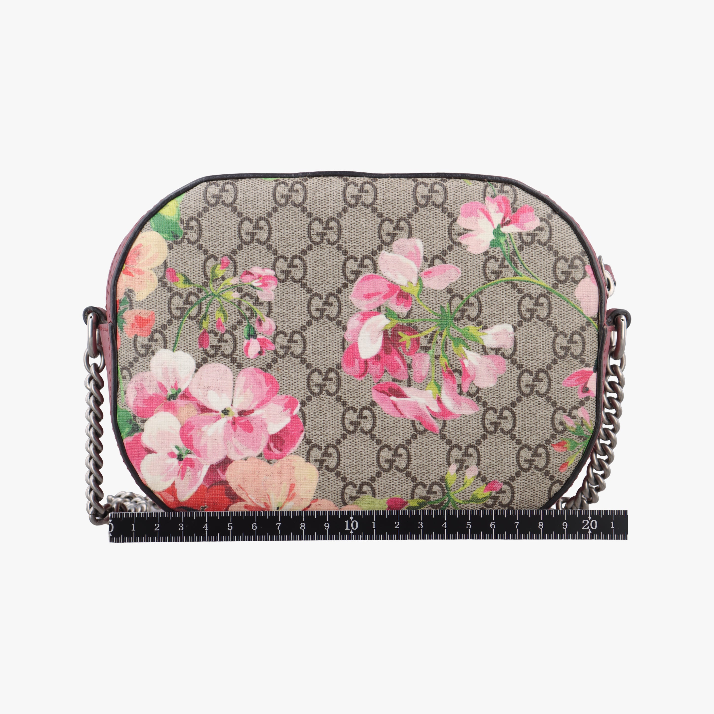 Pre-owned Gucci GG Supreme Blooms beige×Multicolour PVC coated canvas 409535 shoulderbag | stylenewstar