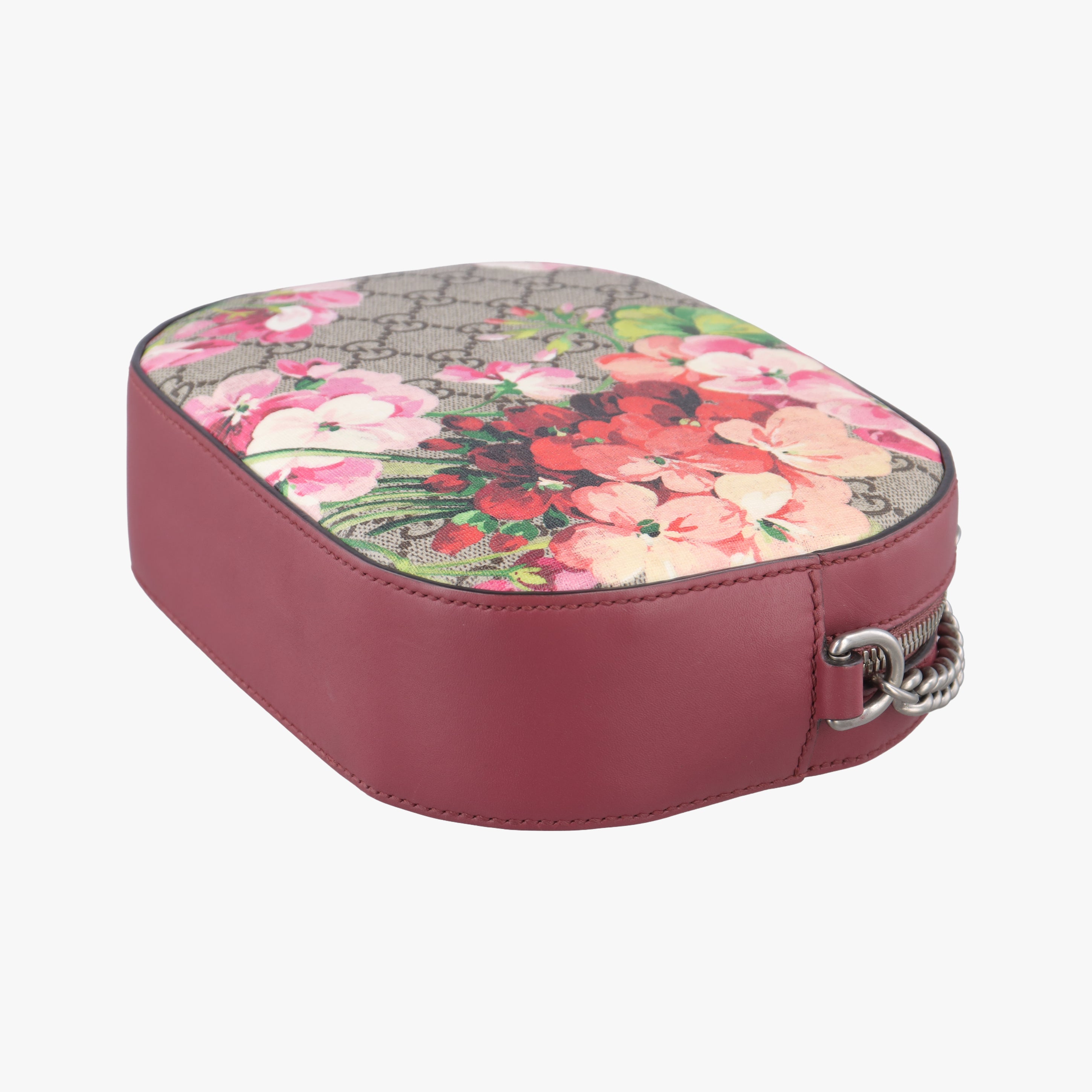 Pre-owned Gucci GG Supreme Blooms beige×Multicolour PVC coated canvas 409535 shoulderbag | stylenewstar