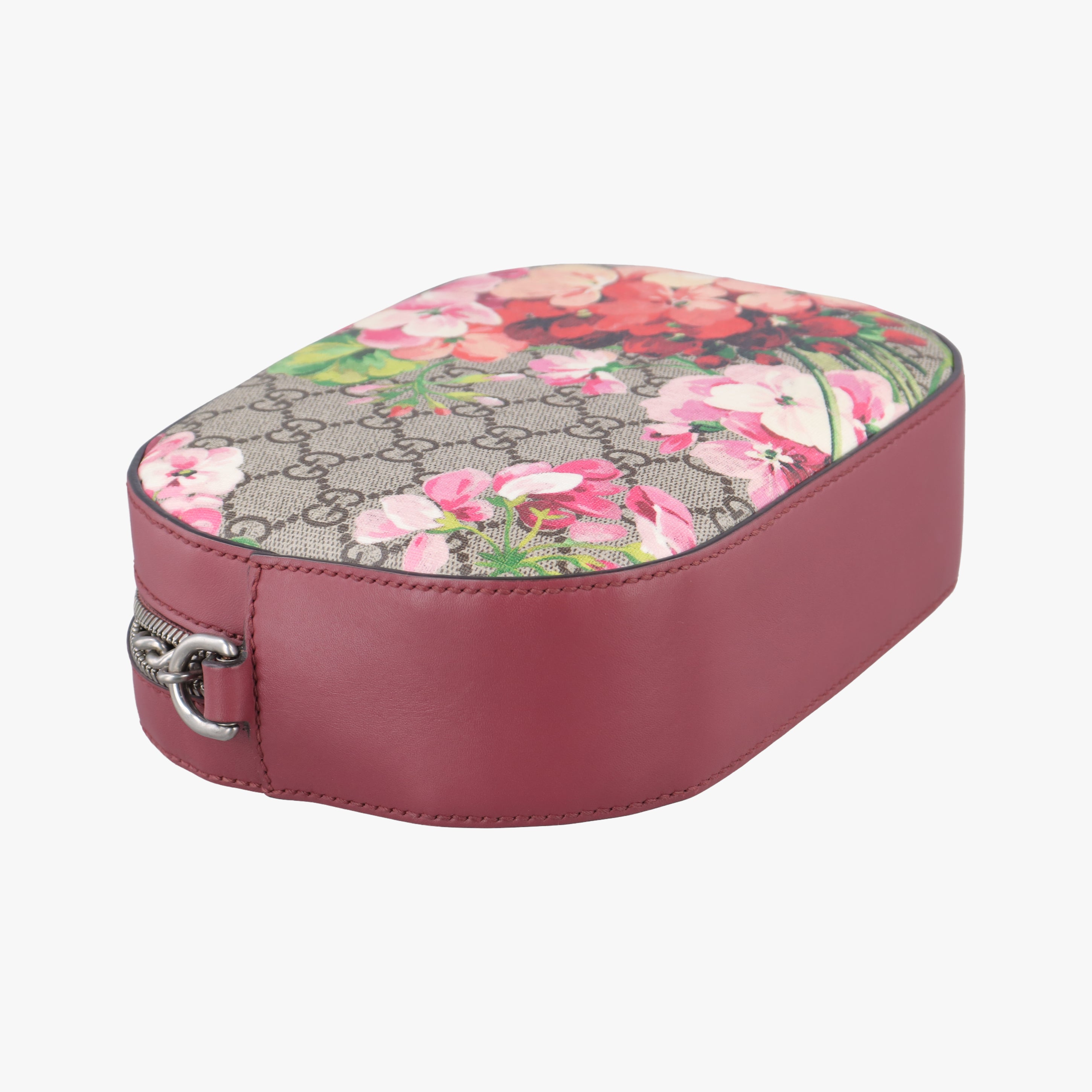 Pre-owned Gucci GG Supreme Blooms beige×Multicolour PVC coated canvas 409535 shoulderbag | stylenewstar