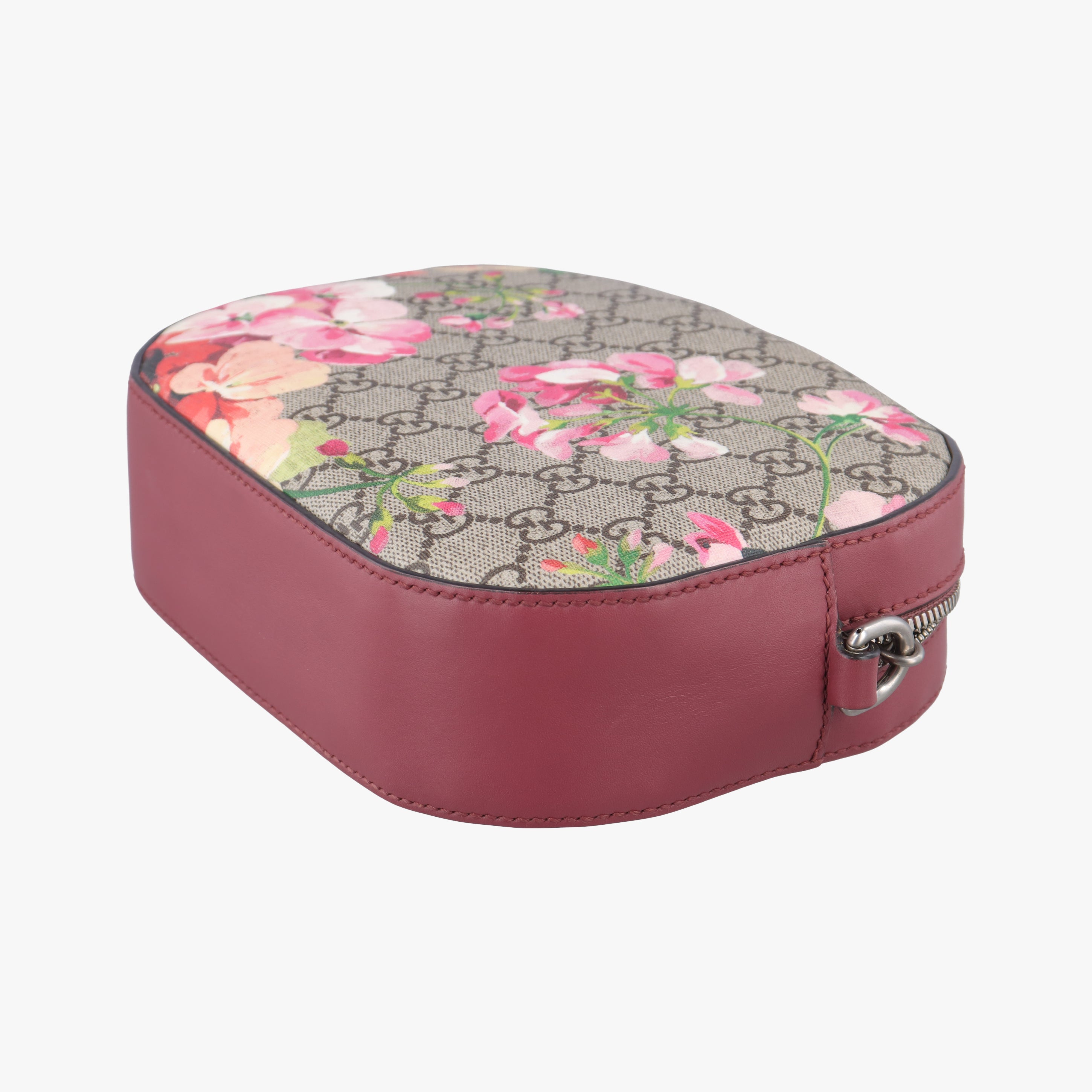 Pre-owned Gucci GG Supreme Blooms beige×Multicolour PVC coated canvas 409535 shoulderbag | stylenewstar