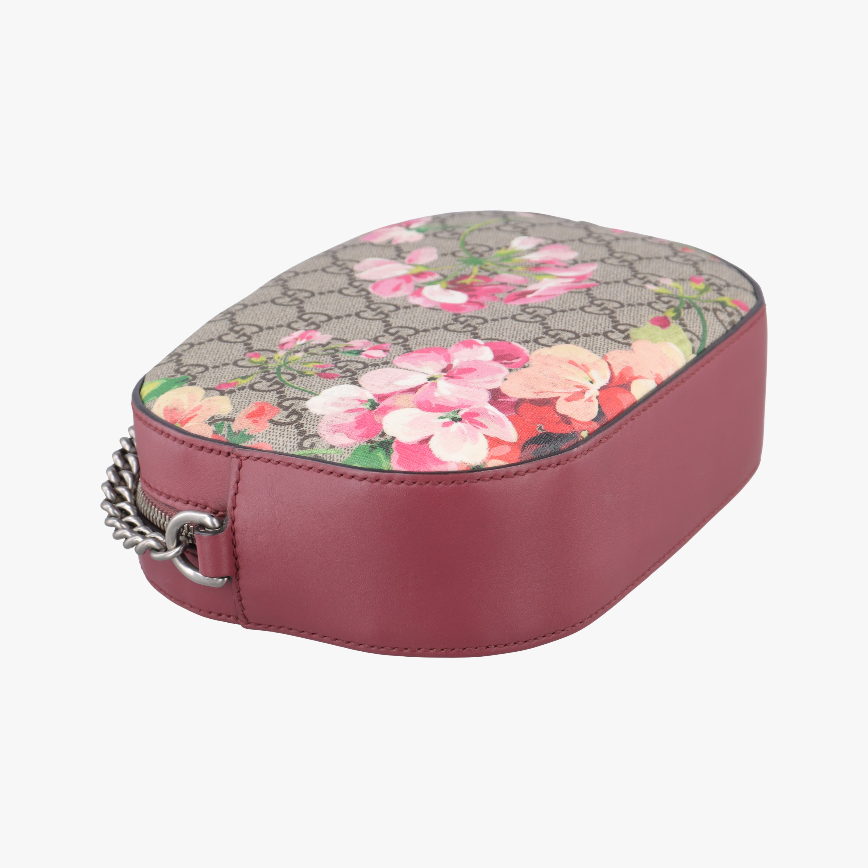 Pre-owned Gucci GG Supreme Blooms beige×Multicolour PVC coated canvas 409535 shoulderbag | stylenewstar