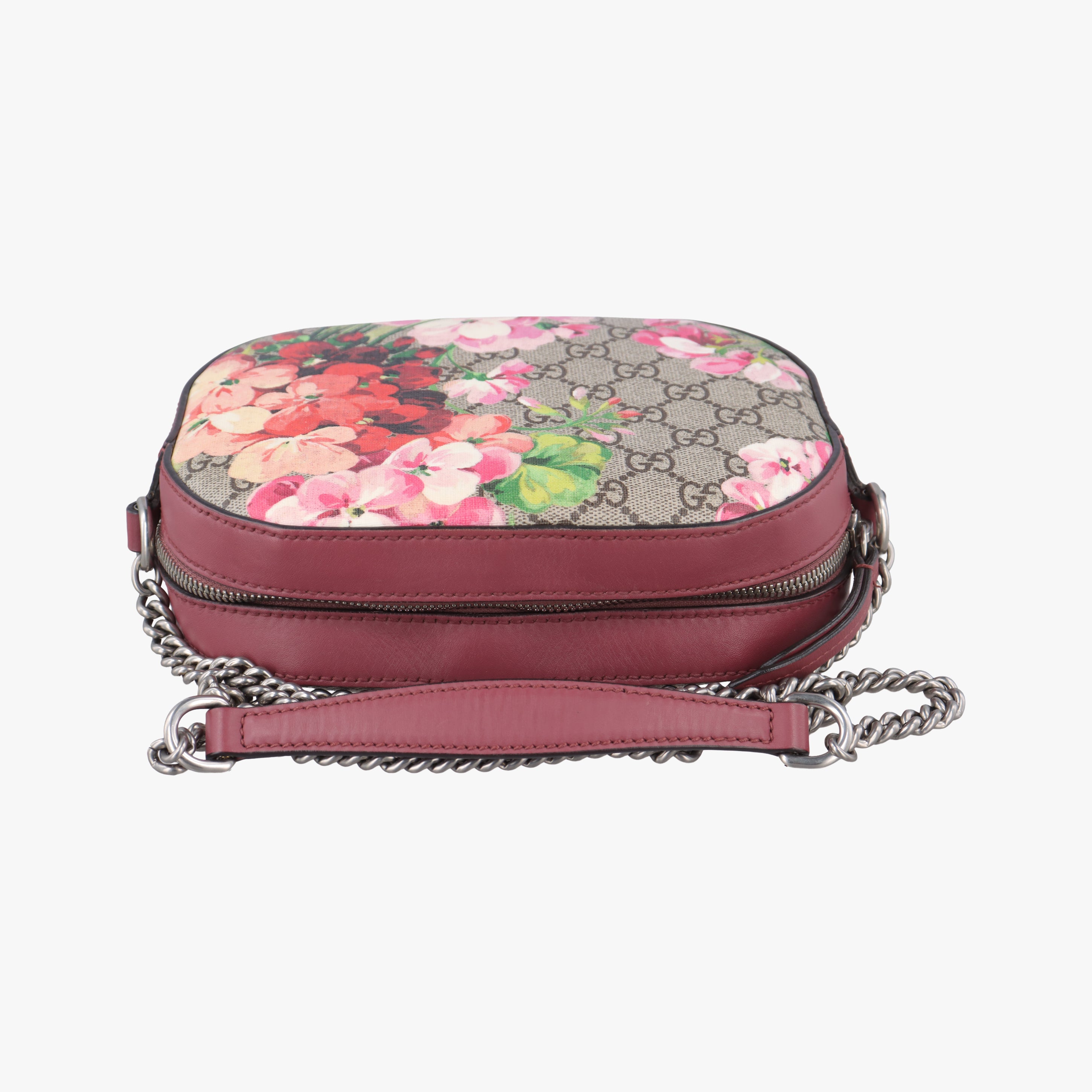 Pre-owned Gucci GG Supreme Blooms beige×Multicolour PVC coated canvas 409535 shoulderbag | stylenewstar