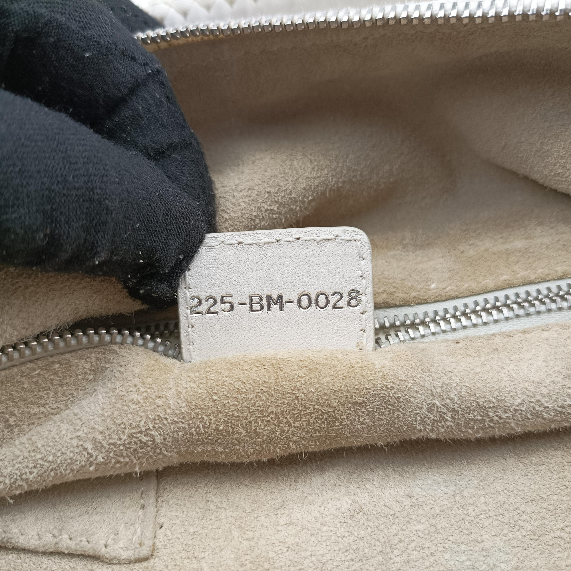 Pre-owned Christian Dior Soft lady dior hobo White lambskin  handbag | stylenewstar