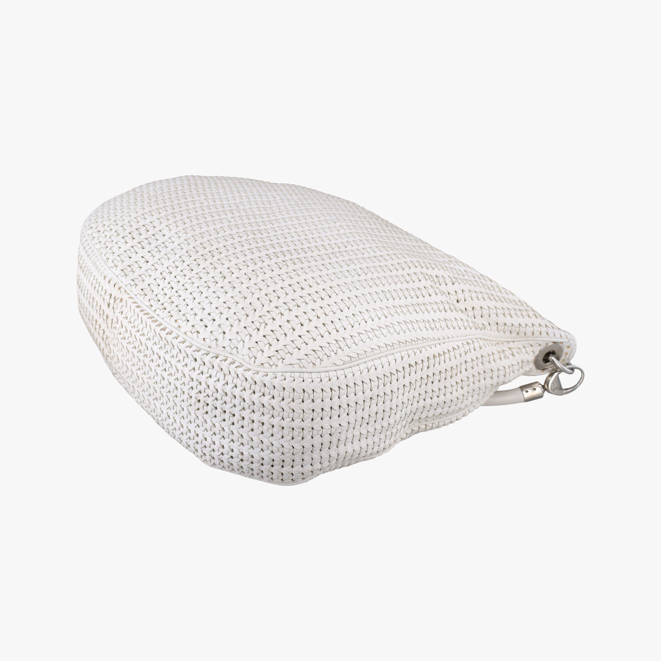 Pre-owned Christian Dior Soft lady dior hobo White lambskin  handbag | stylenewstar