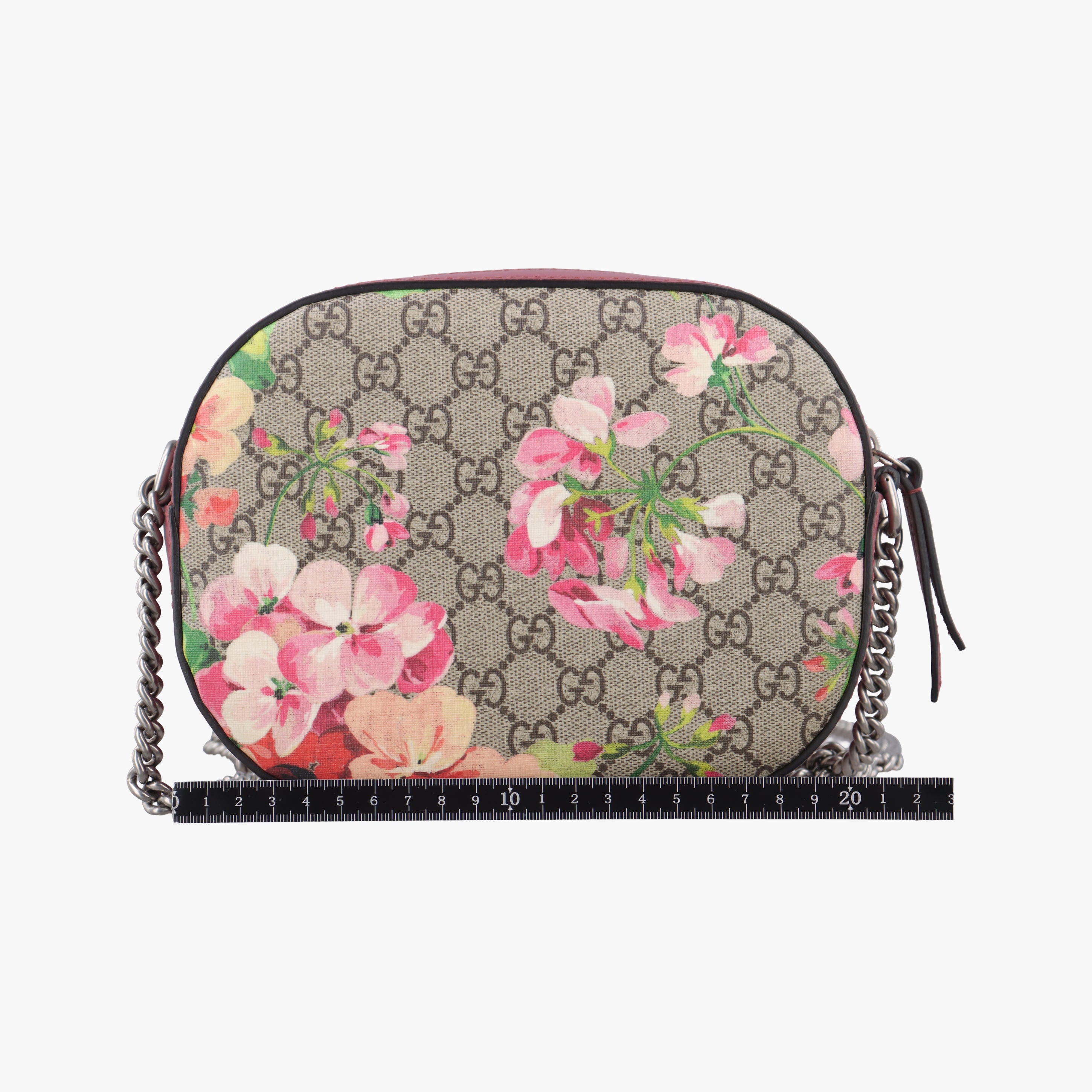 Pre-owned Gucci GG Supreme Blooms beige×Multicolour PVC coated canvas 409535 shoulderbag | stylenewstar