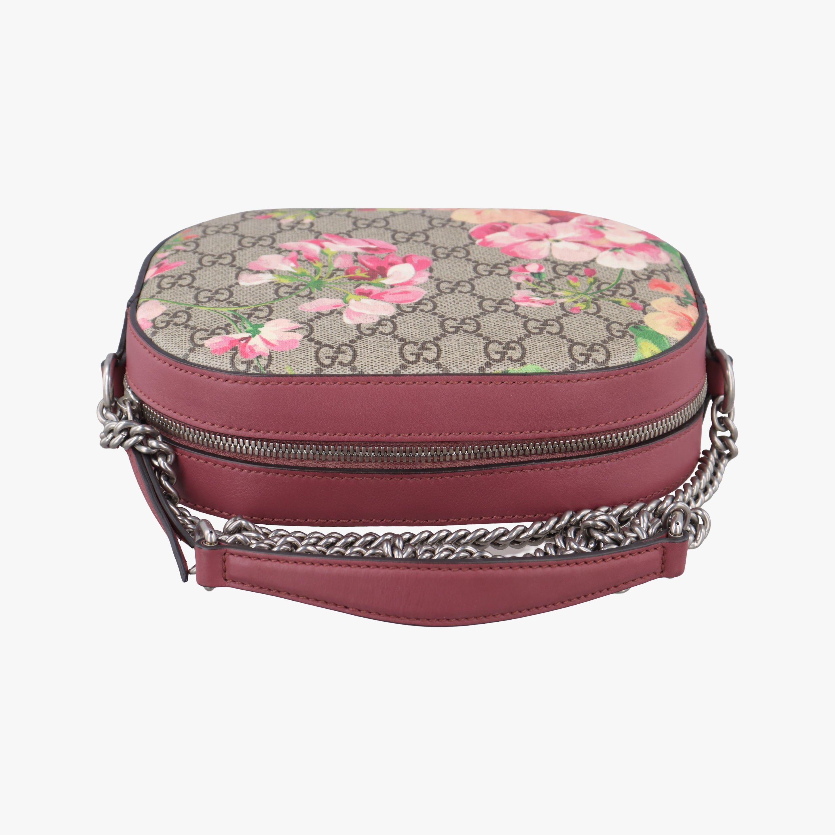Pre-owned Gucci GG Supreme Blooms beige×Multicolour PVC coated canvas 409535 shoulderbag | stylenewstar
