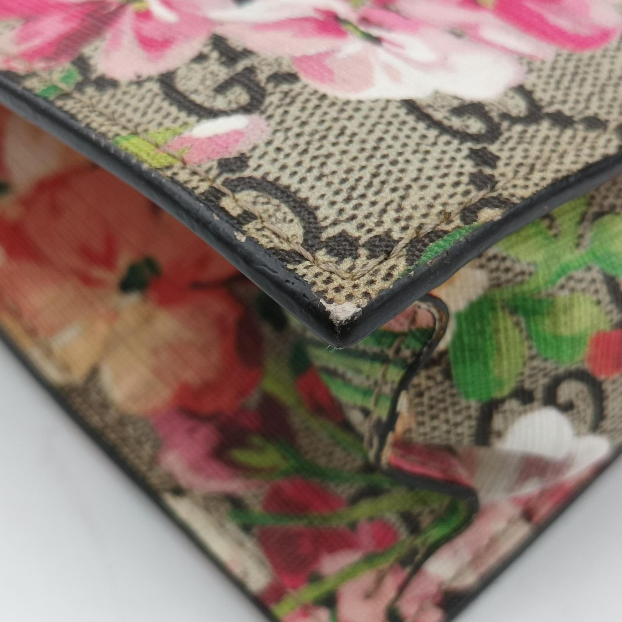 Pre-owned Gucci GG Blooms beige×Multicolour PVC coated canvas 450950 shoulderbag | stylenewstar