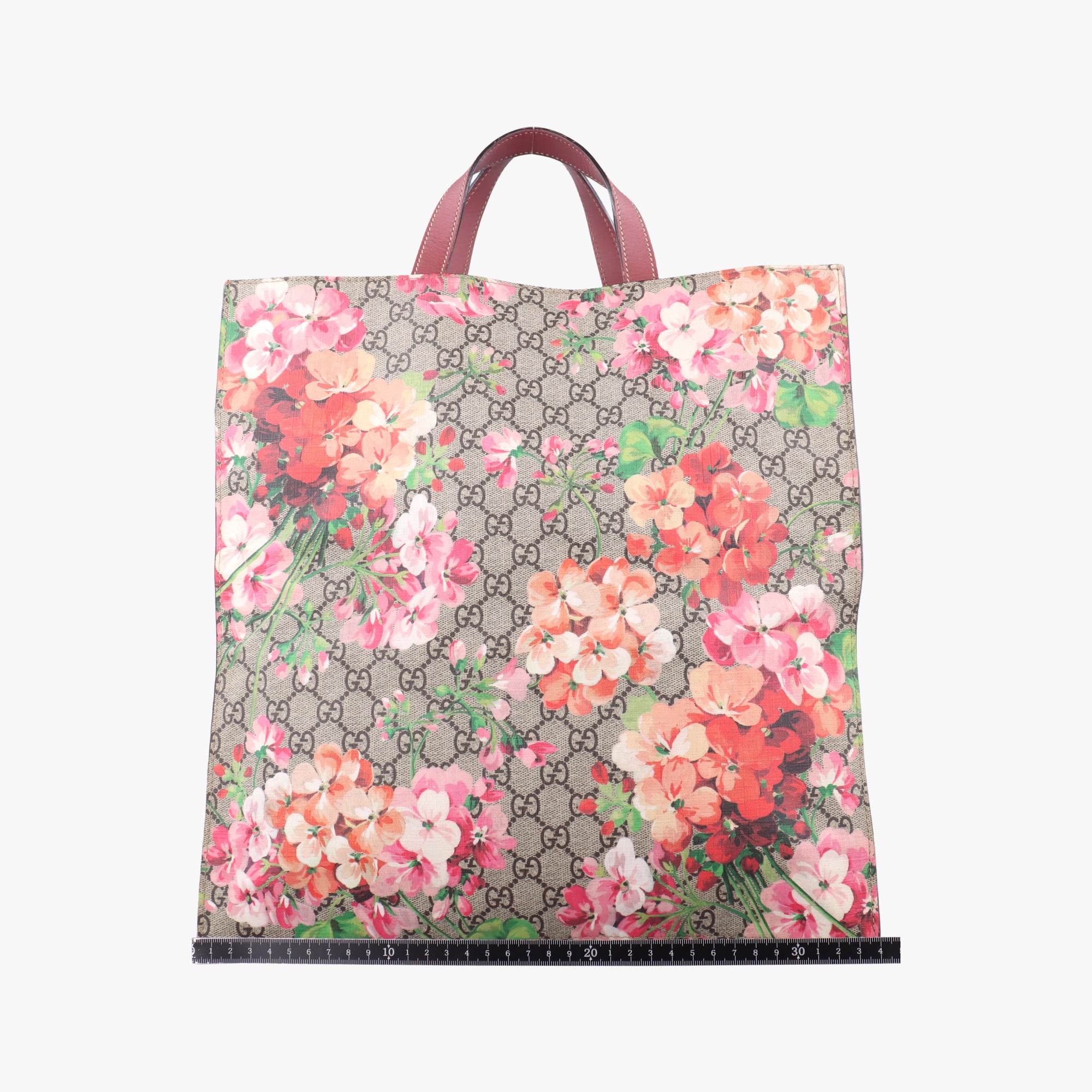Pre-owned Gucci GG Blooms beige×Multicolour PVC coated canvas 450950 shoulderbag | stylenewstar