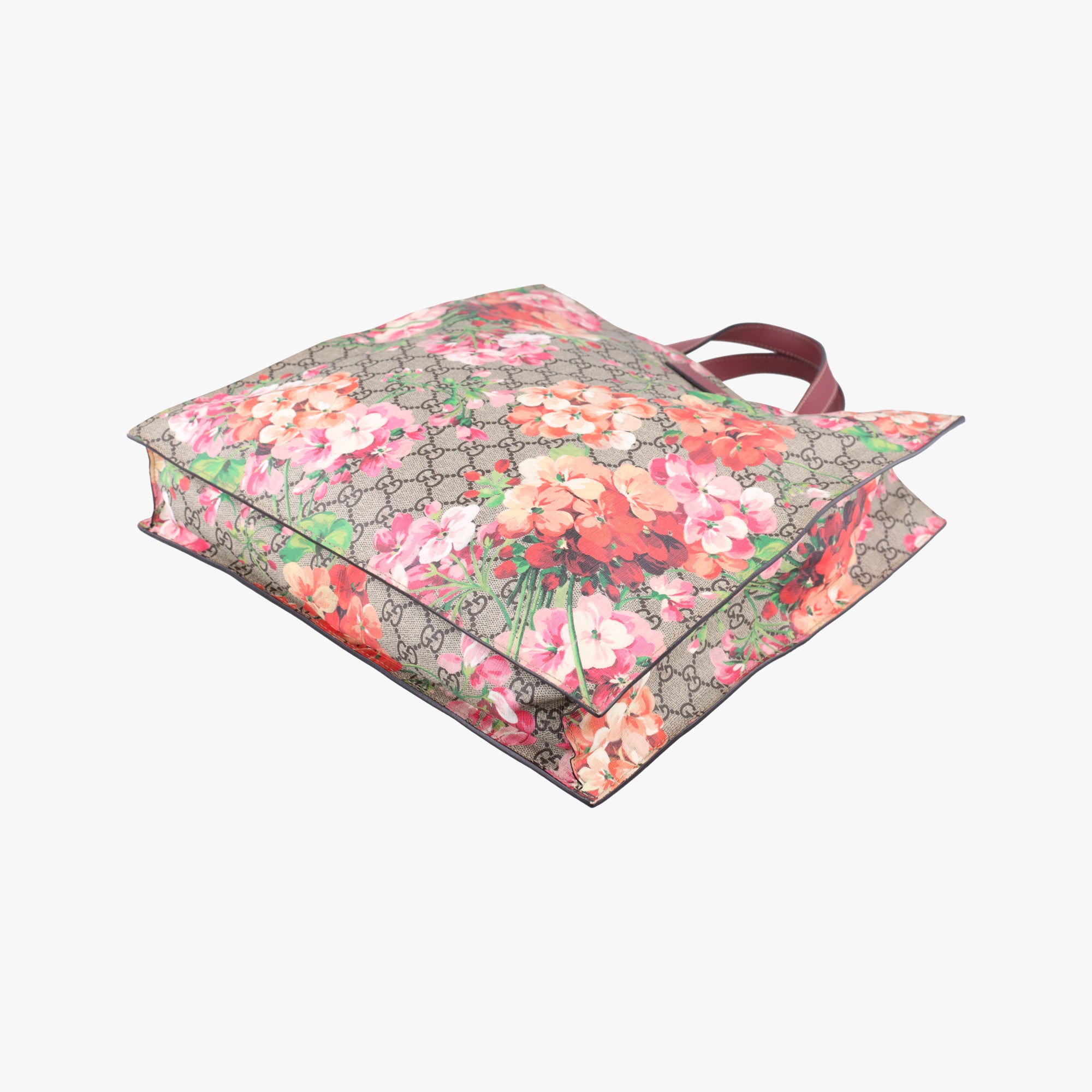 Pre-owned Gucci GG Blooms beige×Multicolour PVC coated canvas 450950 shoulderbag | stylenewstar