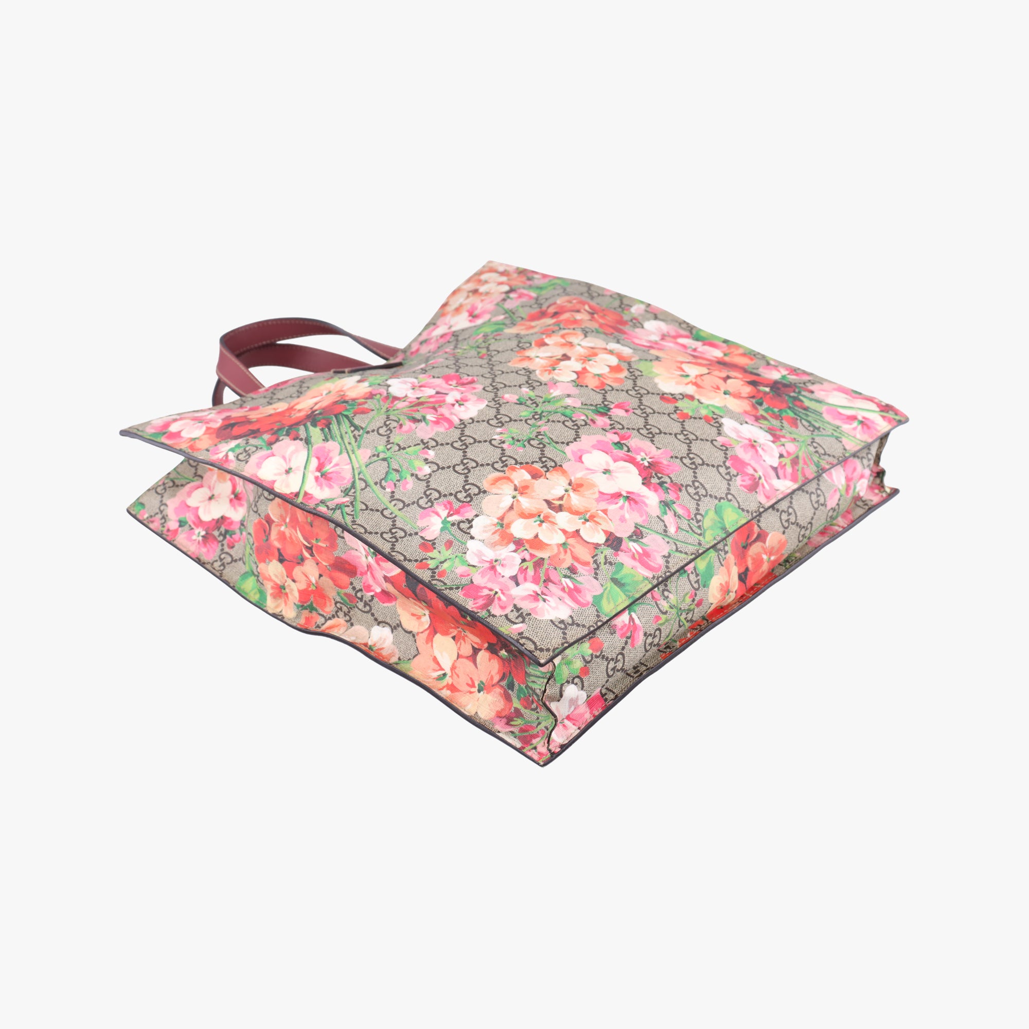 Pre-owned Gucci GG Blooms beige×Multicolour PVC coated canvas 450950 shoulderbag | stylenewstar