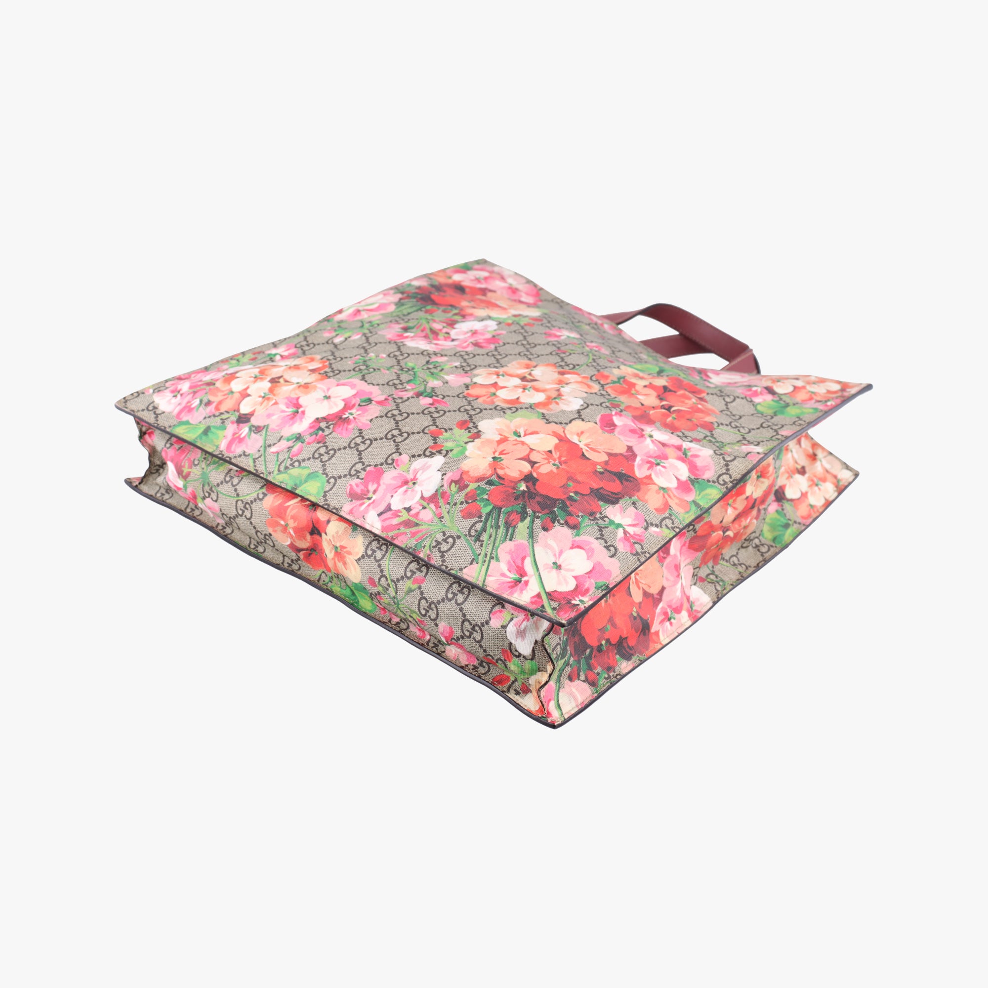 Pre-owned Gucci GG Blooms beige×Multicolour PVC coated canvas 450950 shoulderbag | stylenewstar