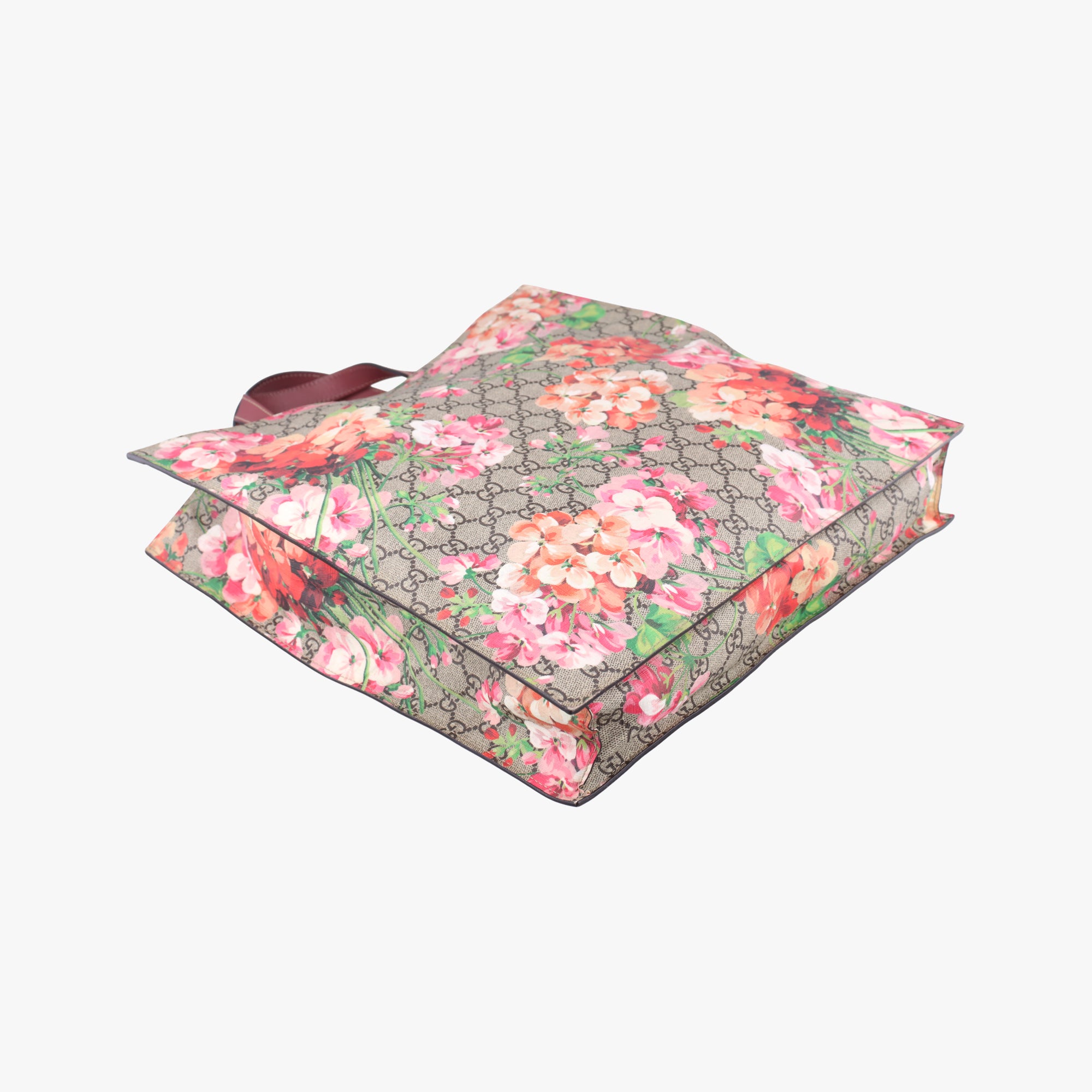 Pre-owned Gucci GG Blooms beige×Multicolour PVC coated canvas 450950 shoulderbag | stylenewstar