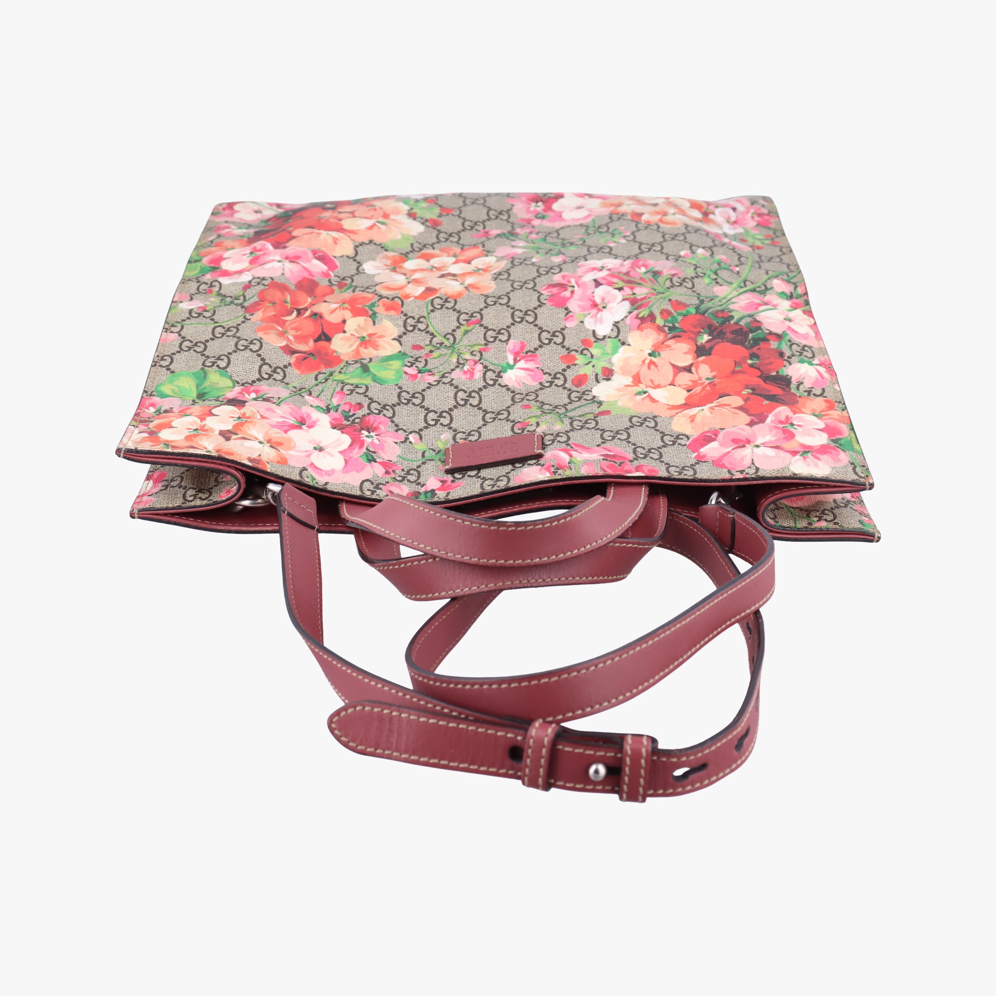 Pre-owned Gucci GG Blooms beige×Multicolour PVC coated canvas 450950 shoulderbag | stylenewstar