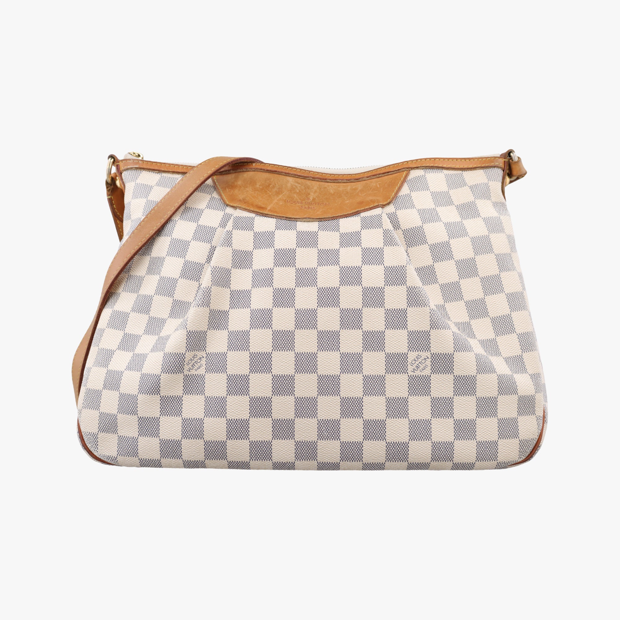 Pre-owned Louis Vuitton SIRACUSA MM AZUR Damier Canvas N41112 shoulderbag | stylenewstar