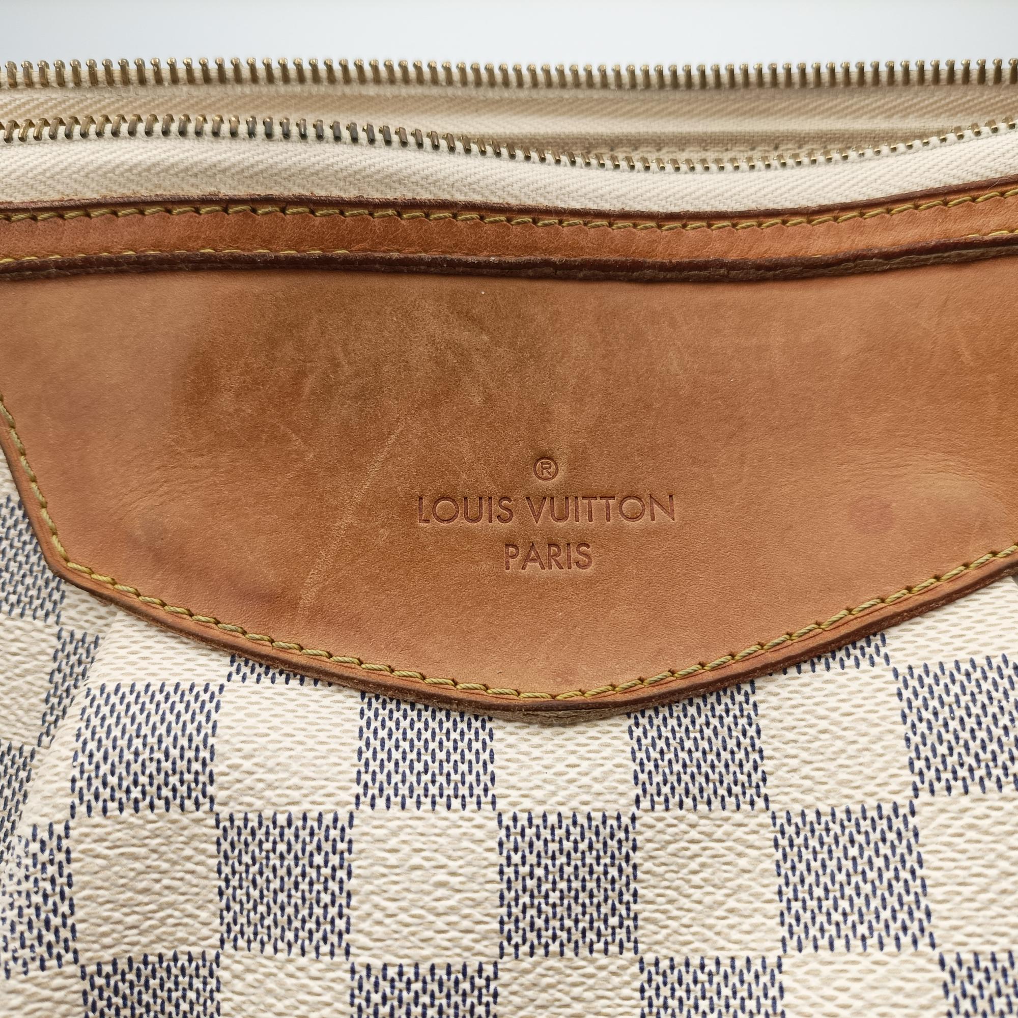 Pre-owned Louis Vuitton SIRACUSA MM AZUR Damier Canvas N41112 shoulderbag | stylenewstar