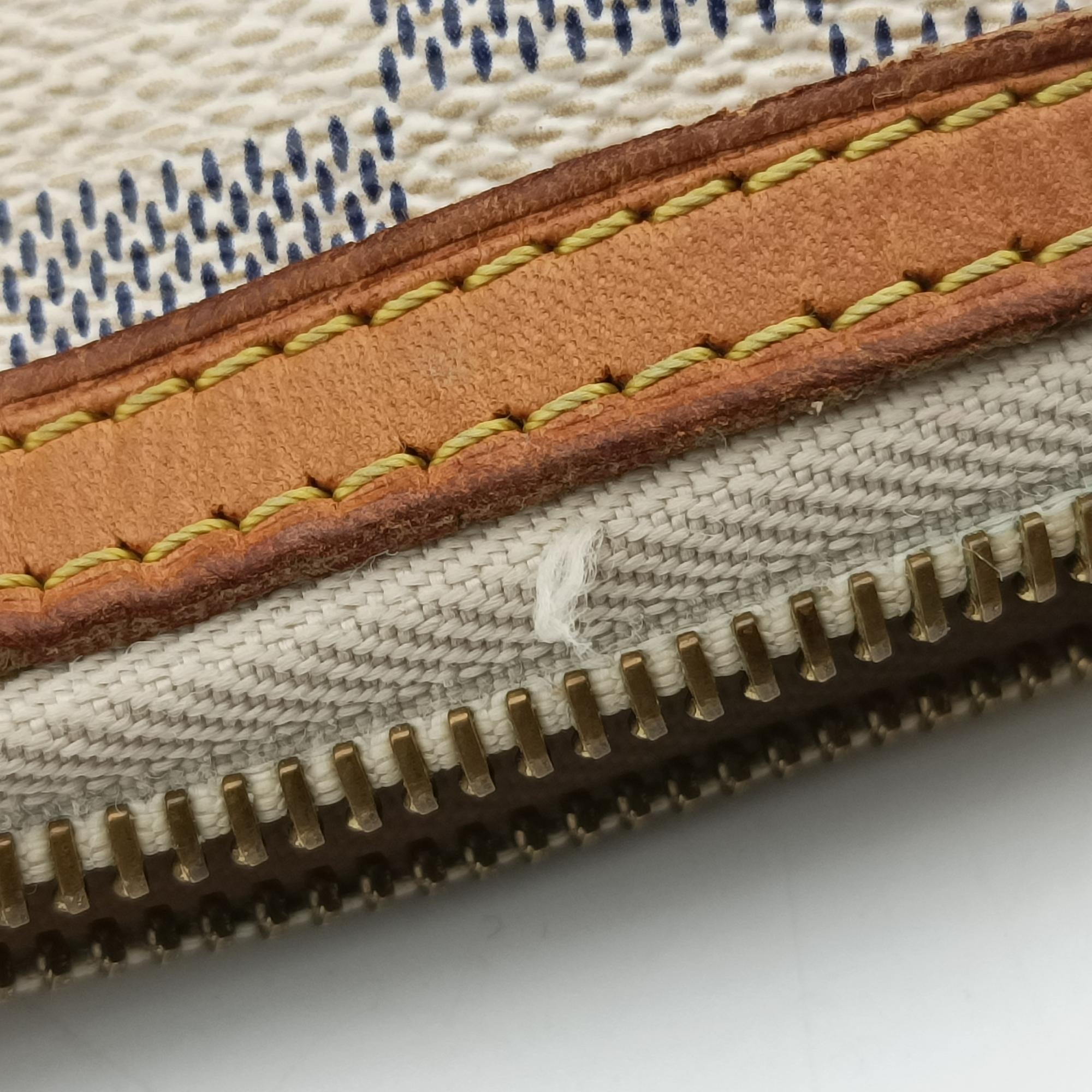 Pre-owned Louis Vuitton SIRACUSA MM AZUR Damier Canvas N41112 shoulderbag | stylenewstar