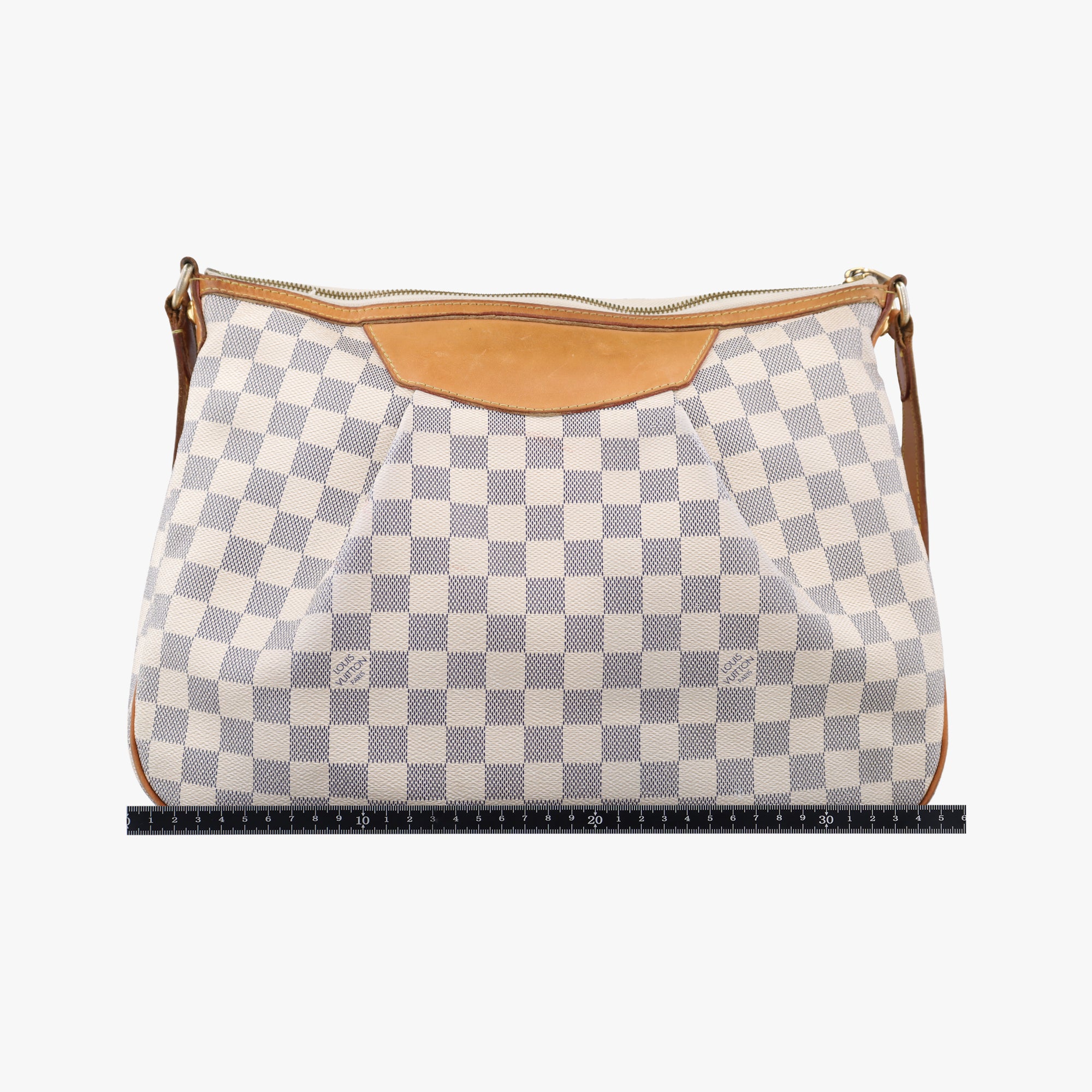 Pre-owned Louis Vuitton SIRACUSA MM AZUR Damier Canvas N41112 shoulderbag | stylenewstar