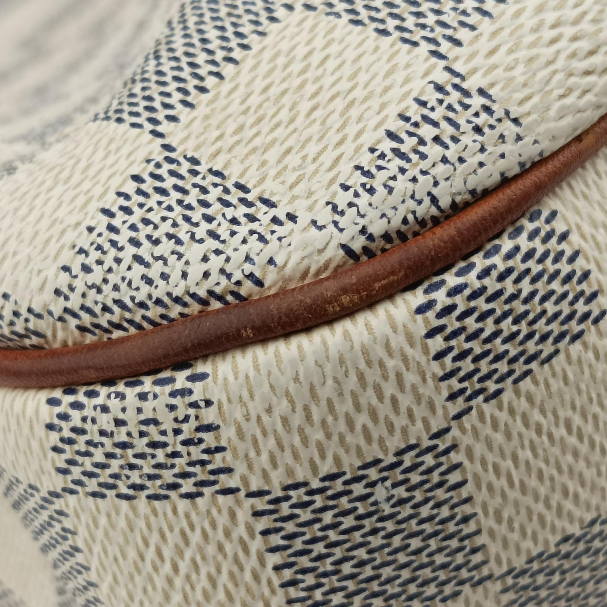 Pre-owned Louis Vuitton SIRACUSA MM AZUR Damier Canvas N41112 shoulderbag | stylenewstar