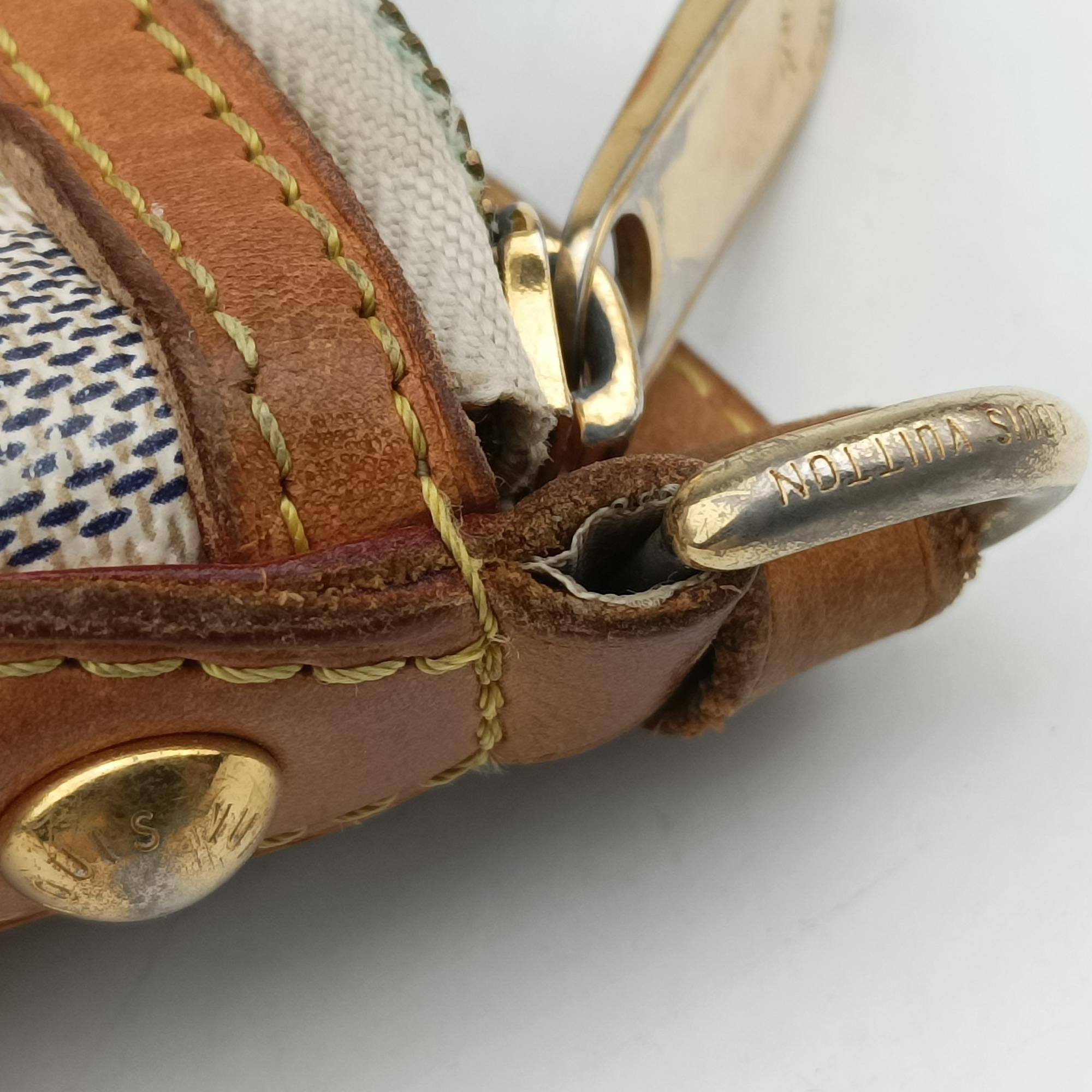 Pre-owned Louis Vuitton SIRACUSA MM AZUR Damier Canvas N41112 shoulderbag | stylenewstar