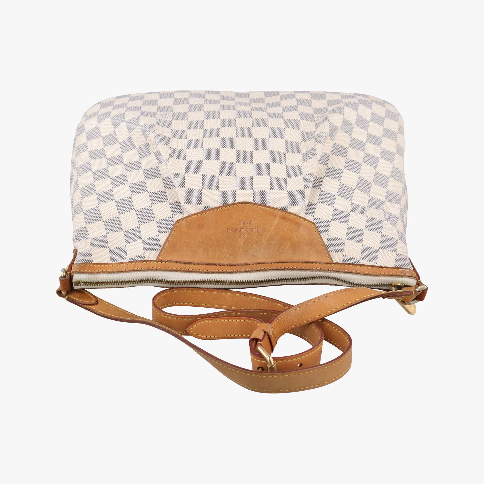 Pre-owned Louis Vuitton SIRACUSA MM AZUR Damier Canvas N41112 shoulderbag | stylenewstar
