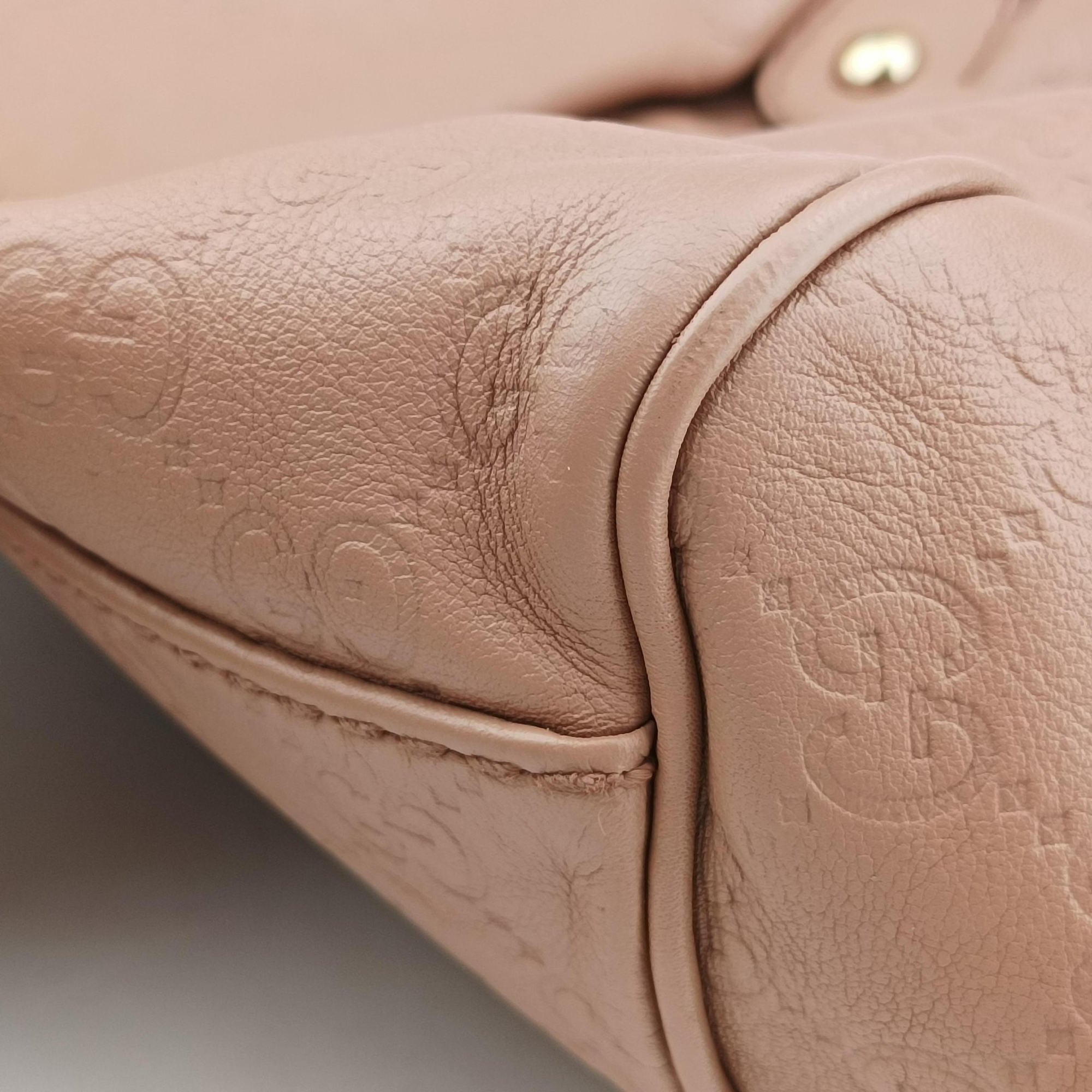 Pre-owned Gucci Sukey GUCCISSIMA Pink Leather 223974 handbag | stylenewstar