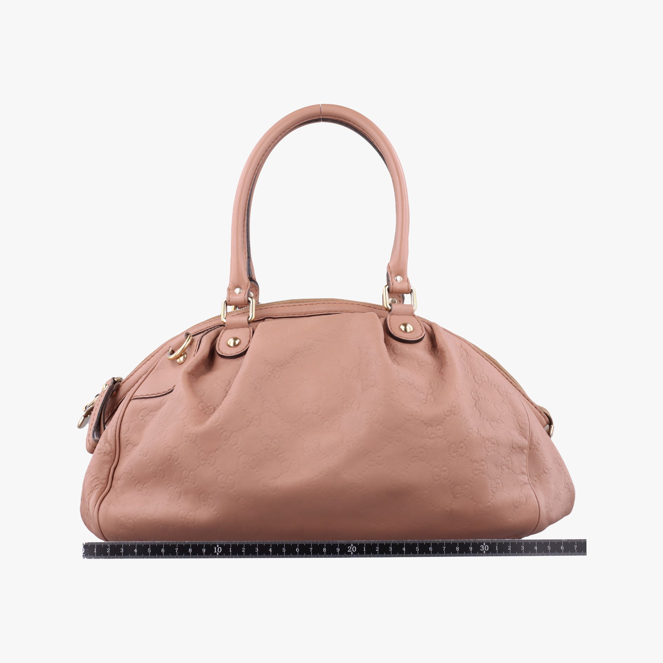 Pre-owned Gucci Sukey GUCCISSIMA Pink Leather 223974 handbag | stylenewstar