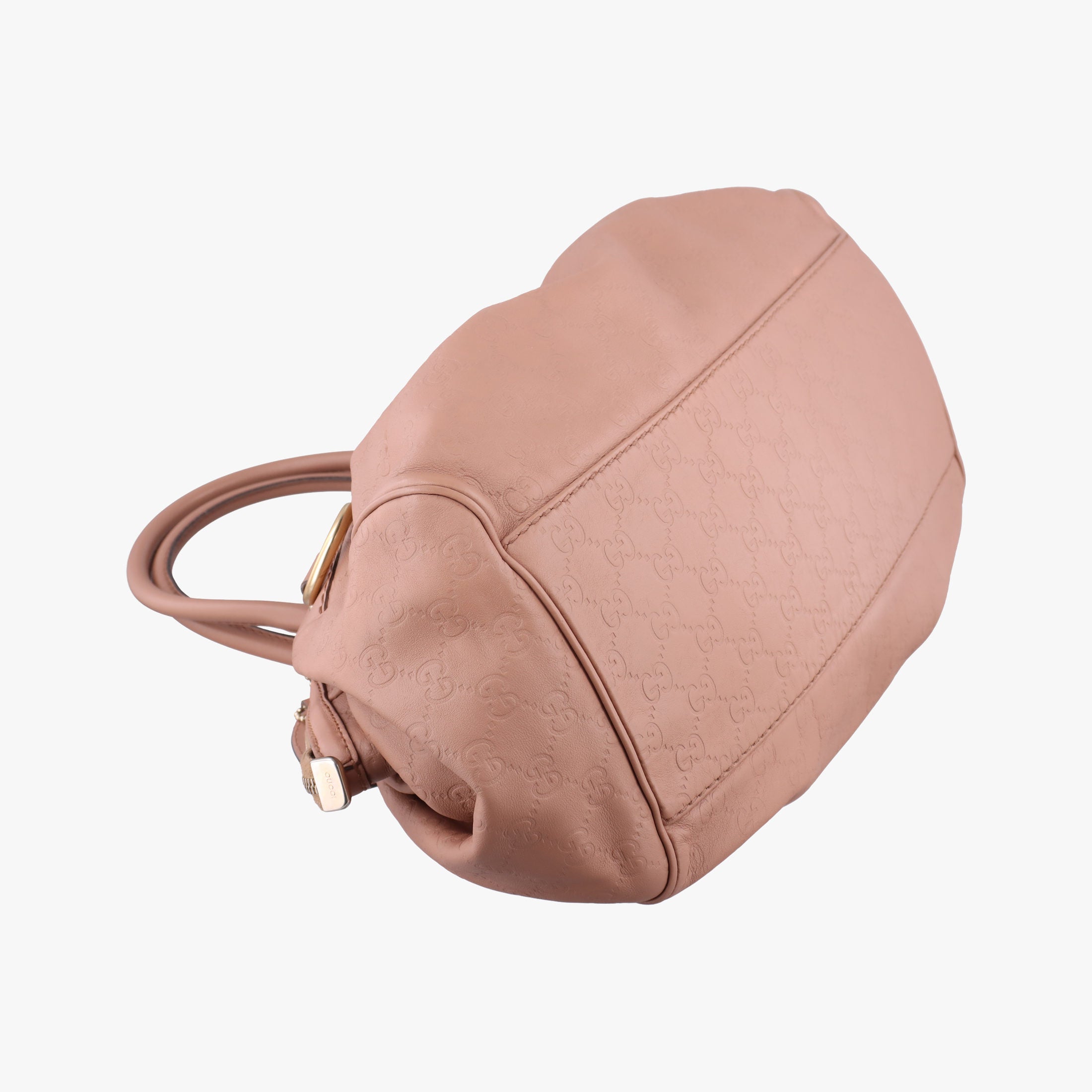 Pre-owned Gucci Sukey GUCCISSIMA Pink Leather 223974 handbag | stylenewstar