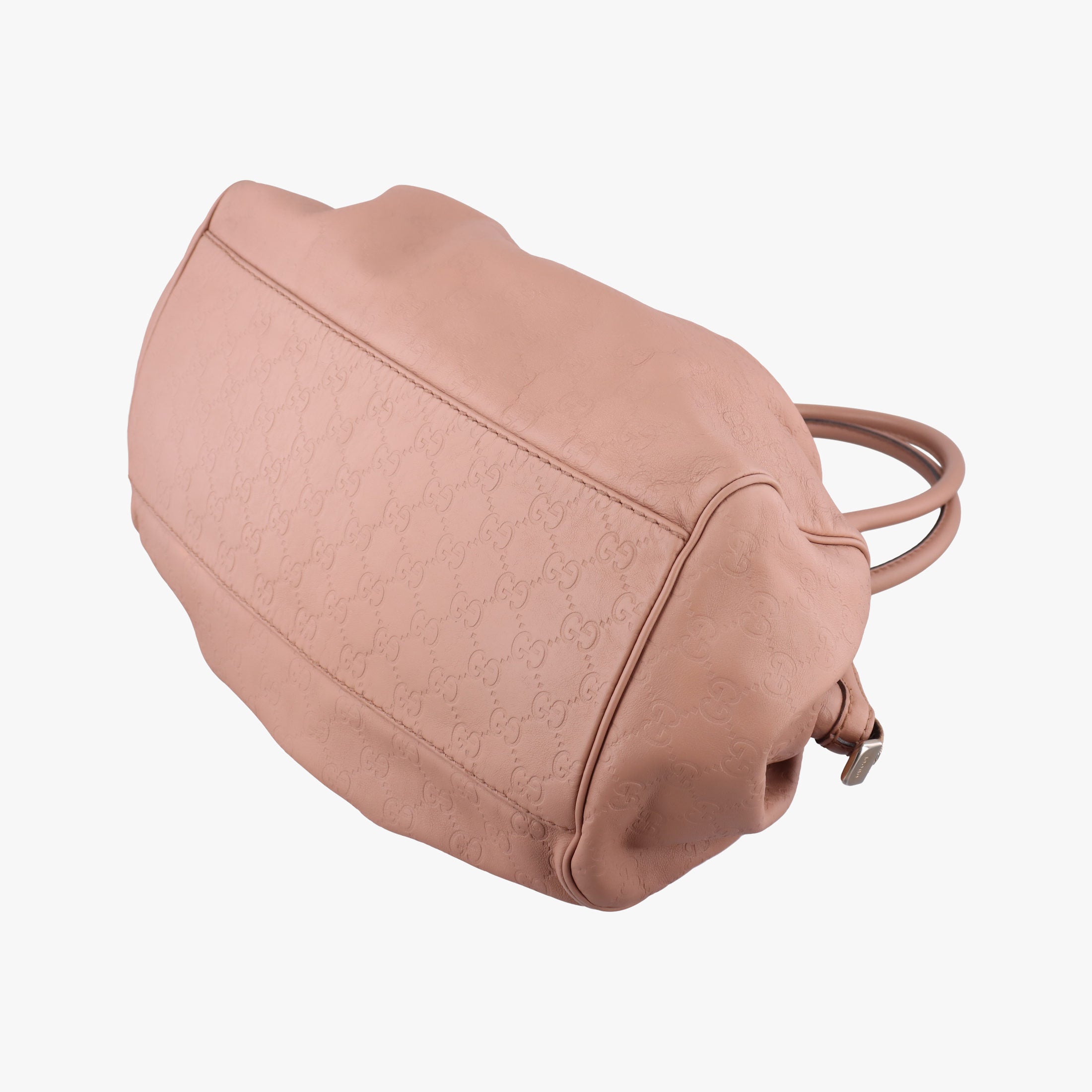 Pre-owned Gucci Sukey GUCCISSIMA Pink Leather 223974 handbag | stylenewstar
