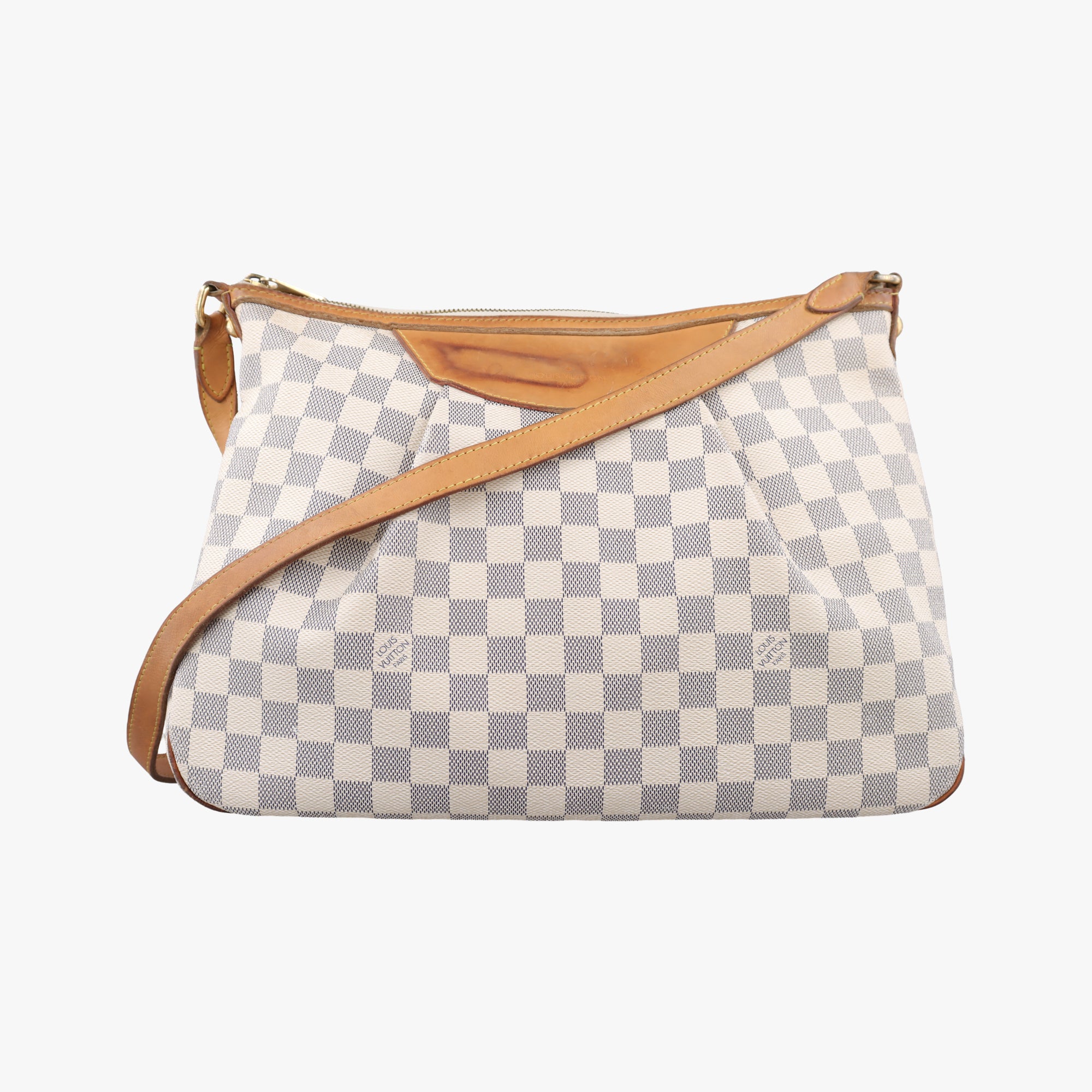 Secondhand Louis Vuitton SIRACUSA MM AZUR Damier Canvas N41112 shoulderbag | stylenewstar
