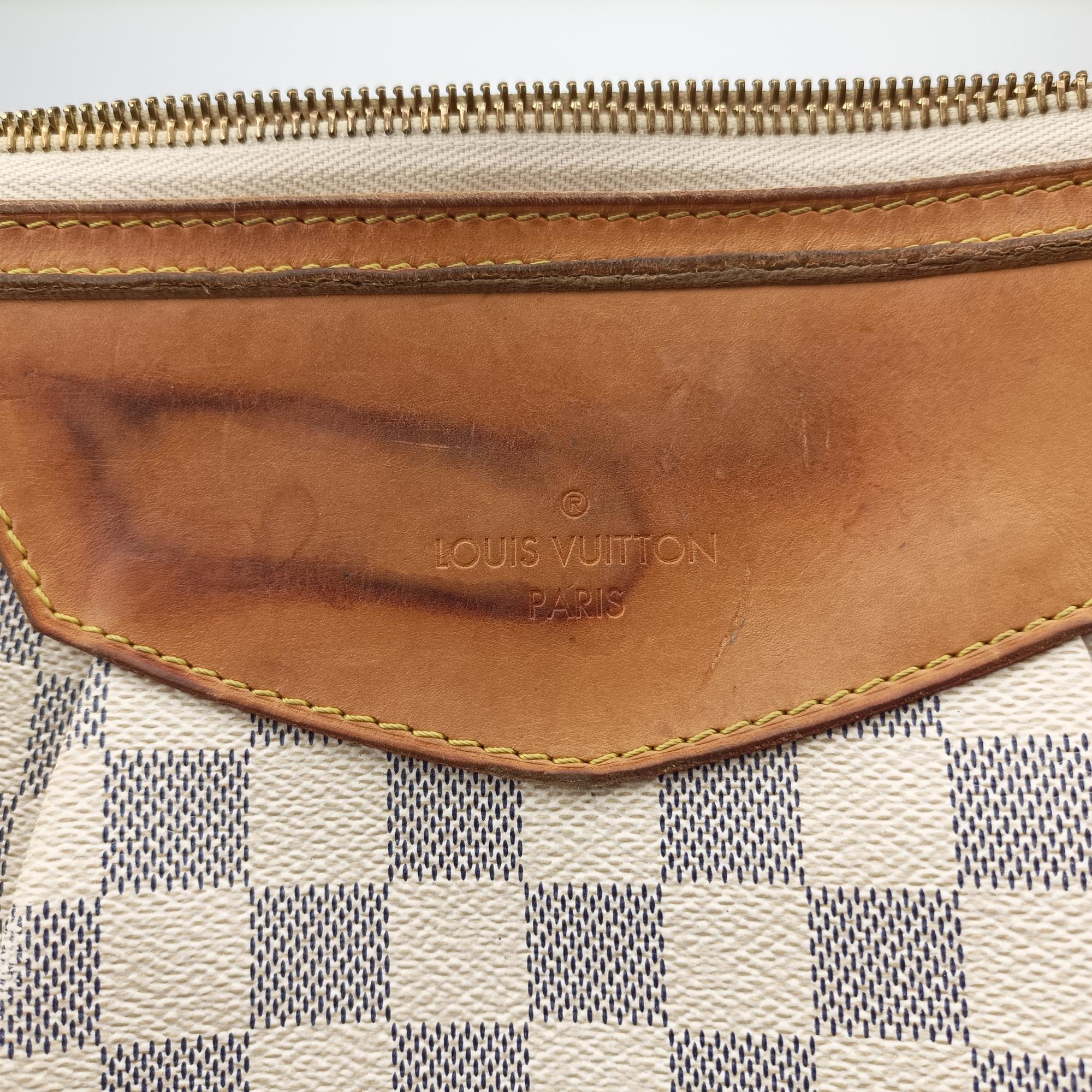 Secondhand Louis Vuitton SIRACUSA MM AZUR Damier Canvas N41112 shoulderbag | stylenewstar
