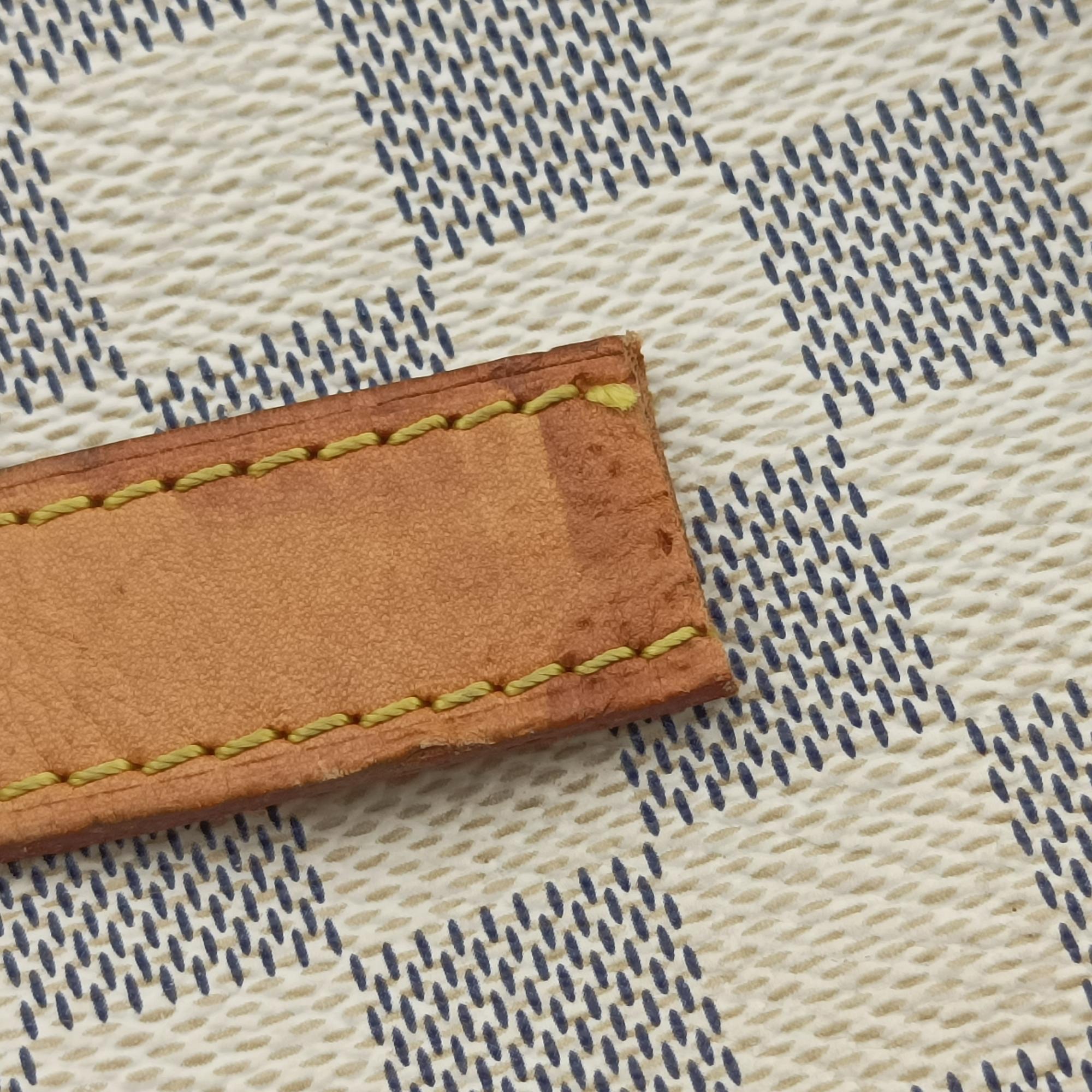Secondhand Louis Vuitton SIRACUSA MM AZUR Damier Canvas N41112 shoulderbag | stylenewstar