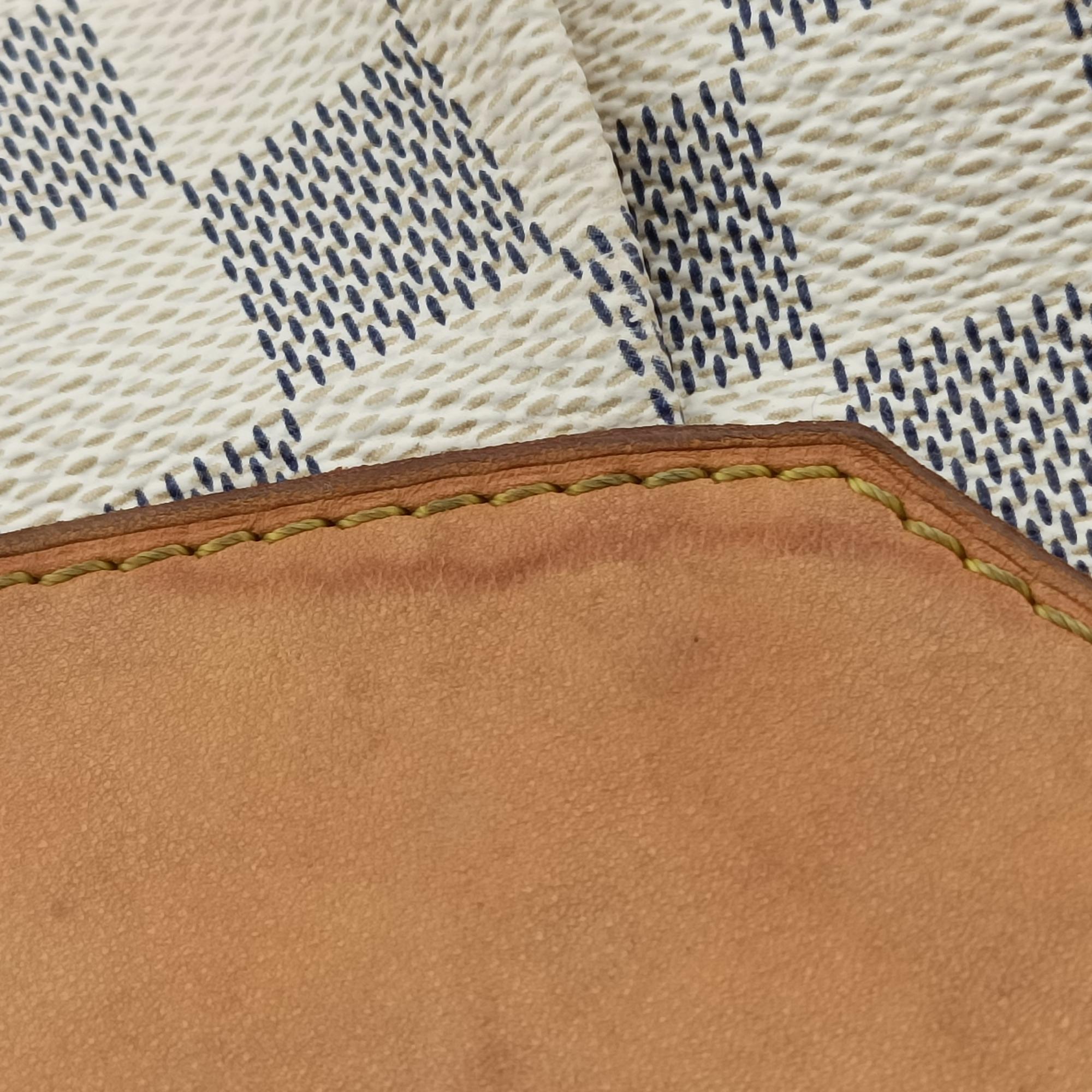 Secondhand Louis Vuitton SIRACUSA MM AZUR Damier Canvas N41112 shoulderbag | stylenewstar