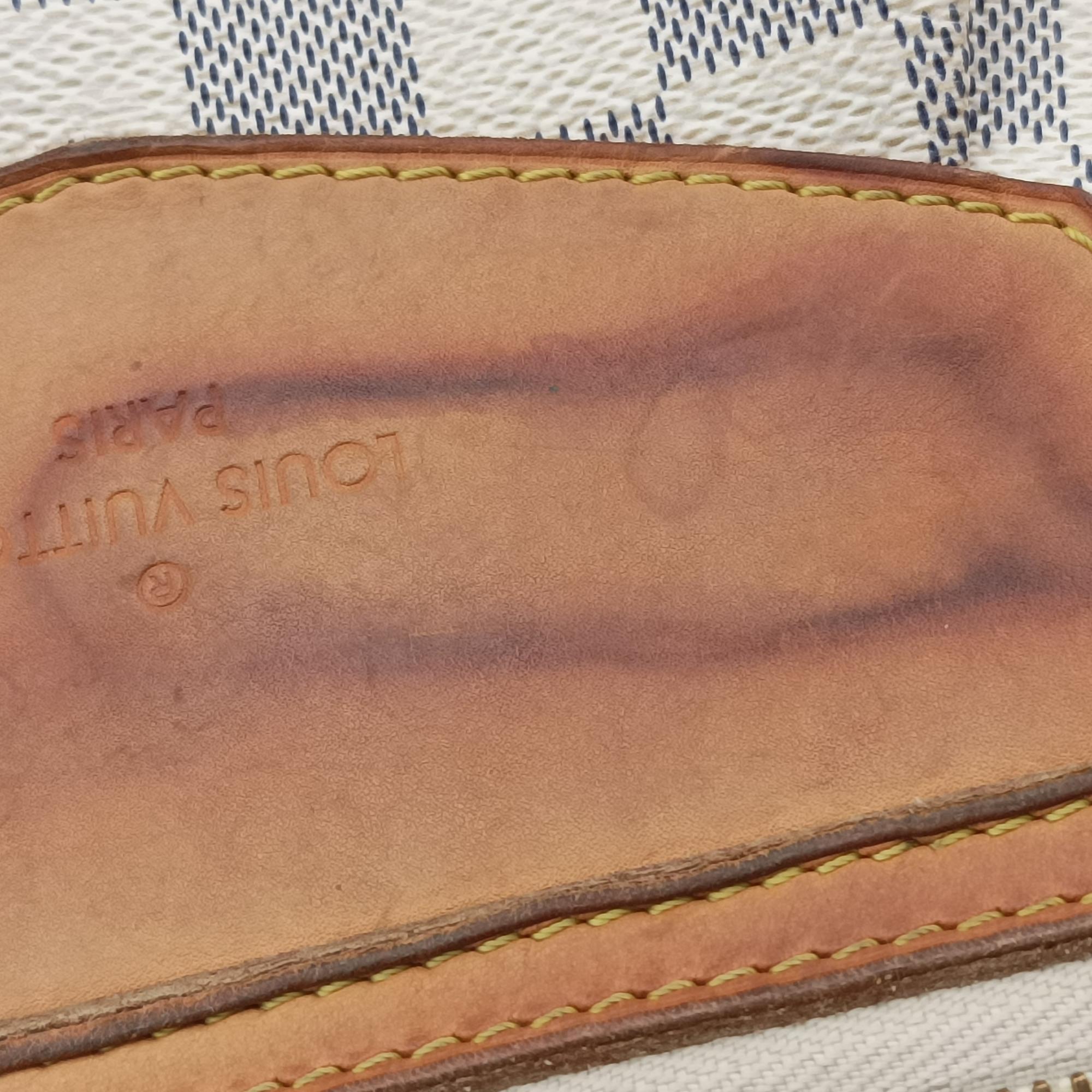 Secondhand Louis Vuitton SIRACUSA MM AZUR Damier Canvas N41112 shoulderbag | stylenewstar