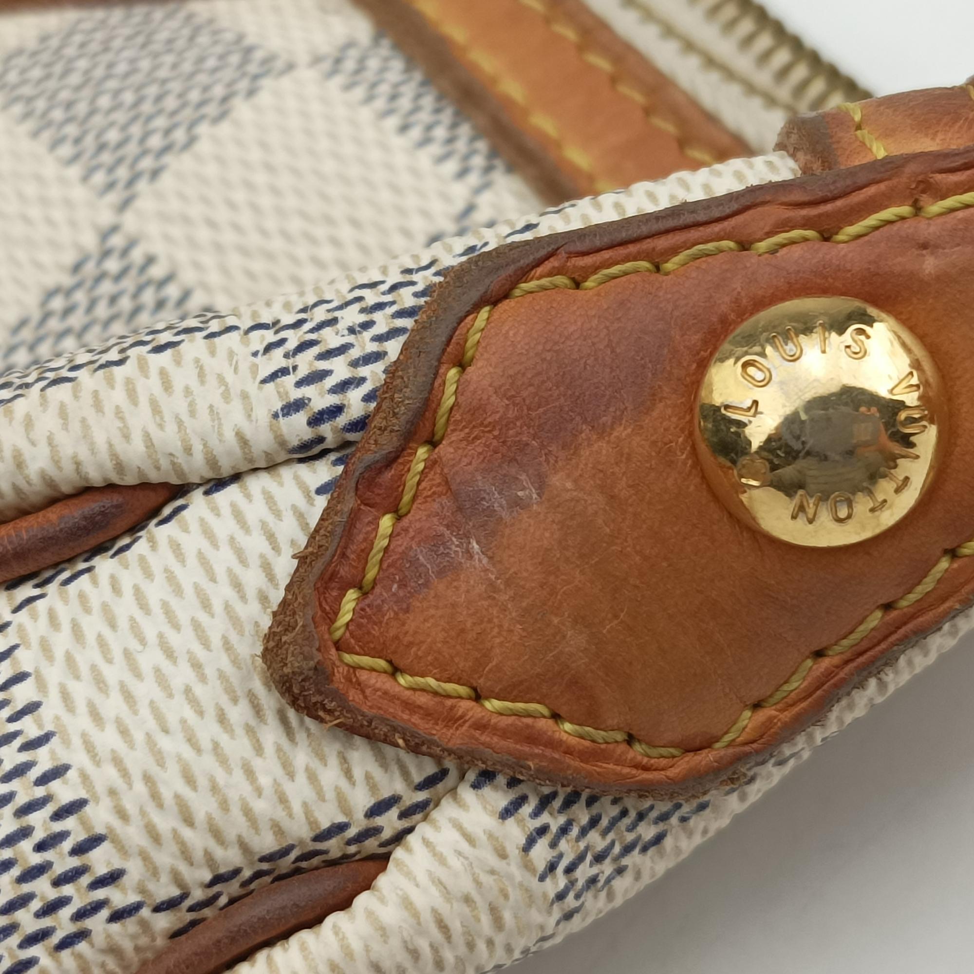 Secondhand Louis Vuitton SIRACUSA MM AZUR Damier Canvas N41112 shoulderbag | stylenewstar